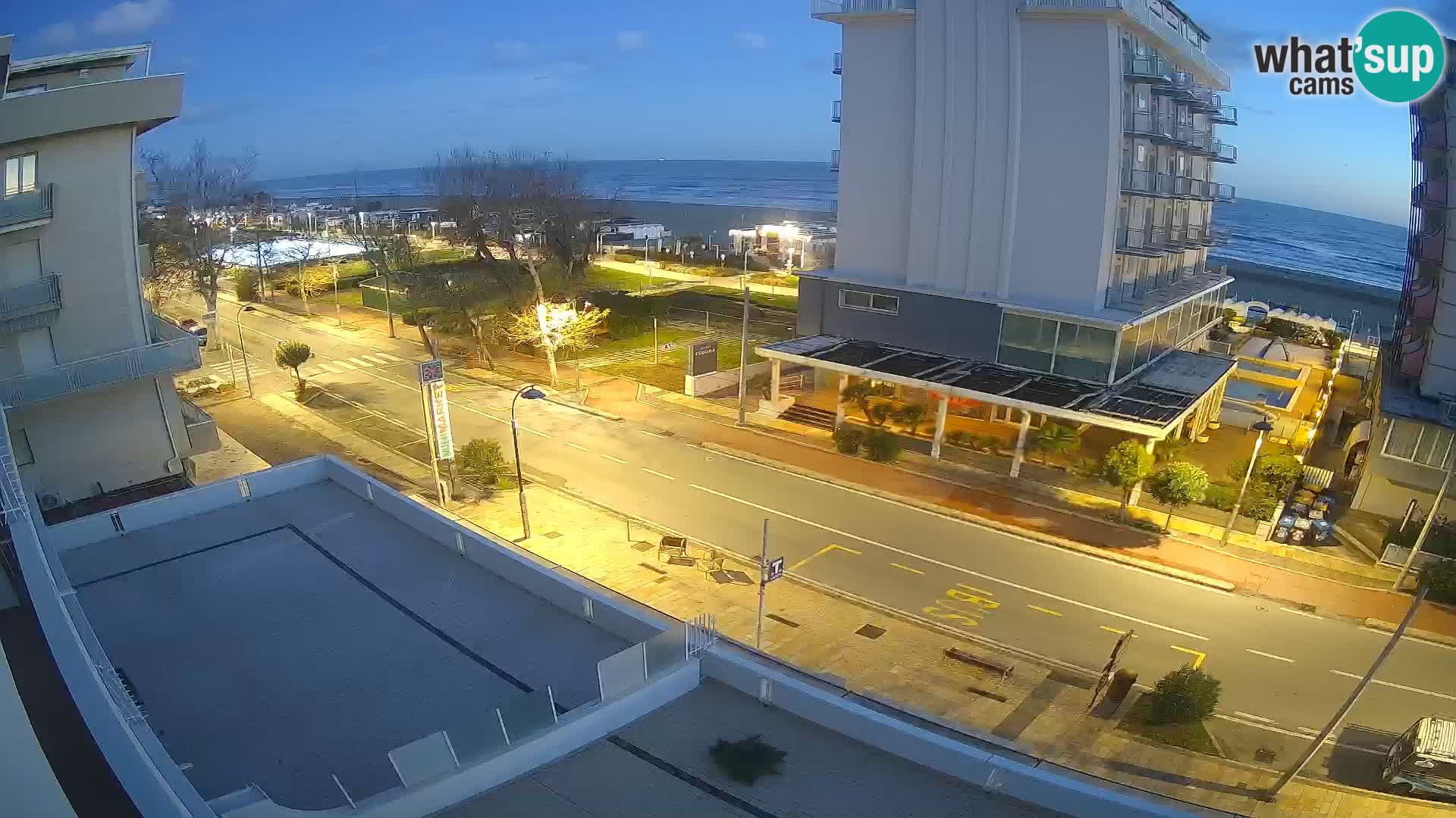 Riccione webcam spiaggia e giardini La Malfa – Bagni Oreste spiaggia 115