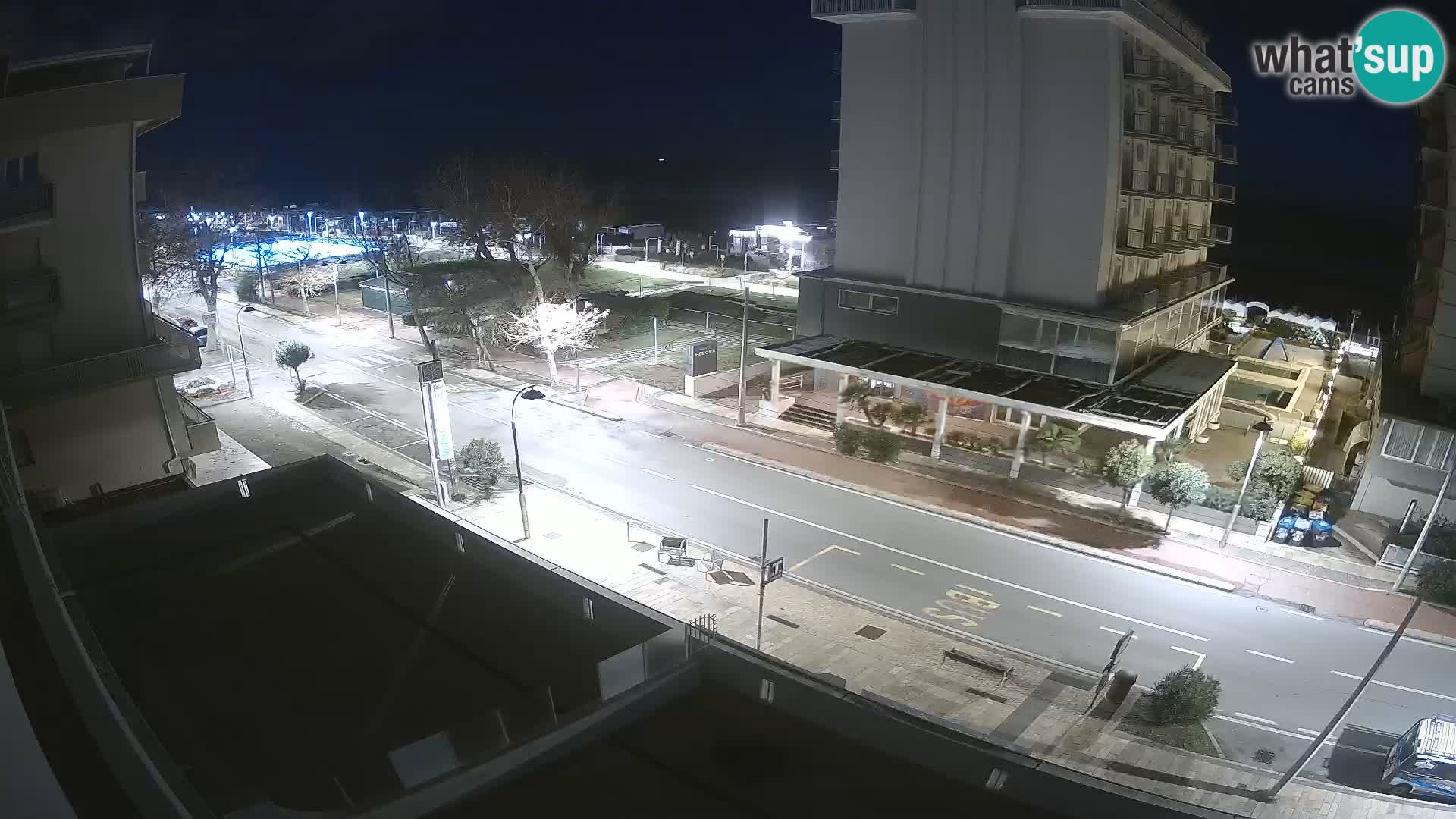 Riccione webcam playa y jardines La Malfa – Playa Bagni Oreste 115