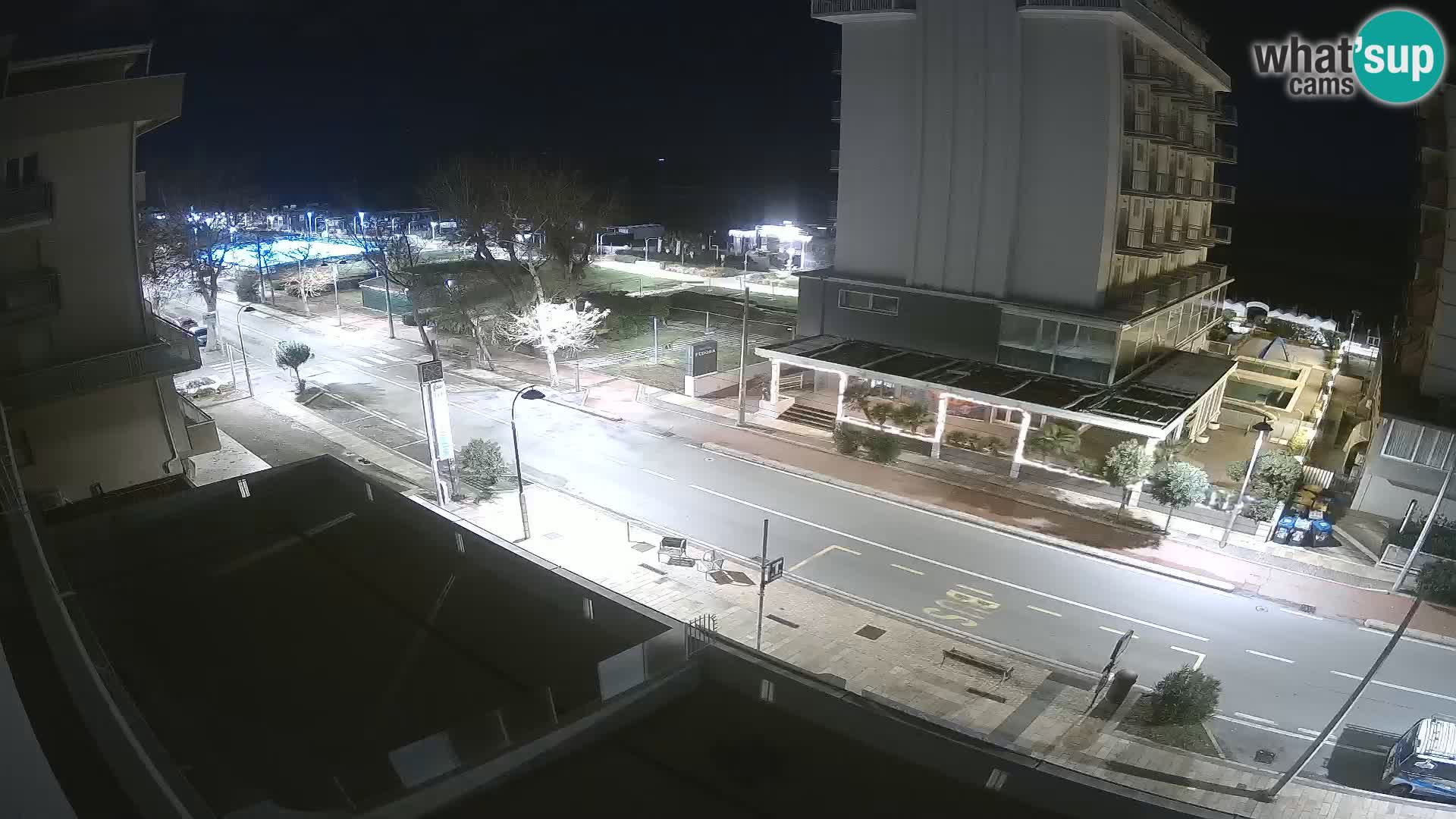 Riccione webcam plage et jardins La Malfa – Bagni Oreste plage 115