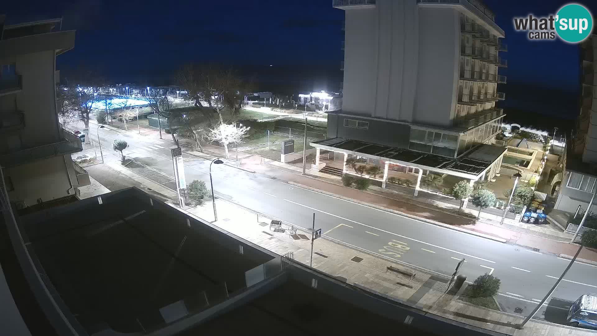 Riccione webcam plage et jardins La Malfa – Bagni Oreste plage 115