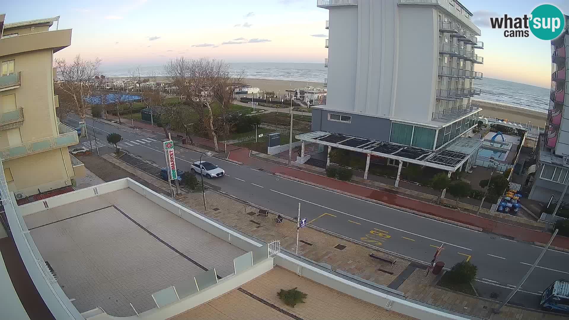 Riccione Webcam Strand und Gärten La Malfa – Bagni Oreste Strand 115