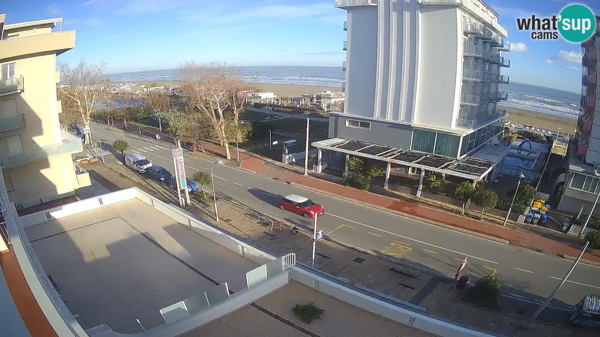 Riccione webcam playa y jardines La Malfa – Playa Bagni Oreste 115