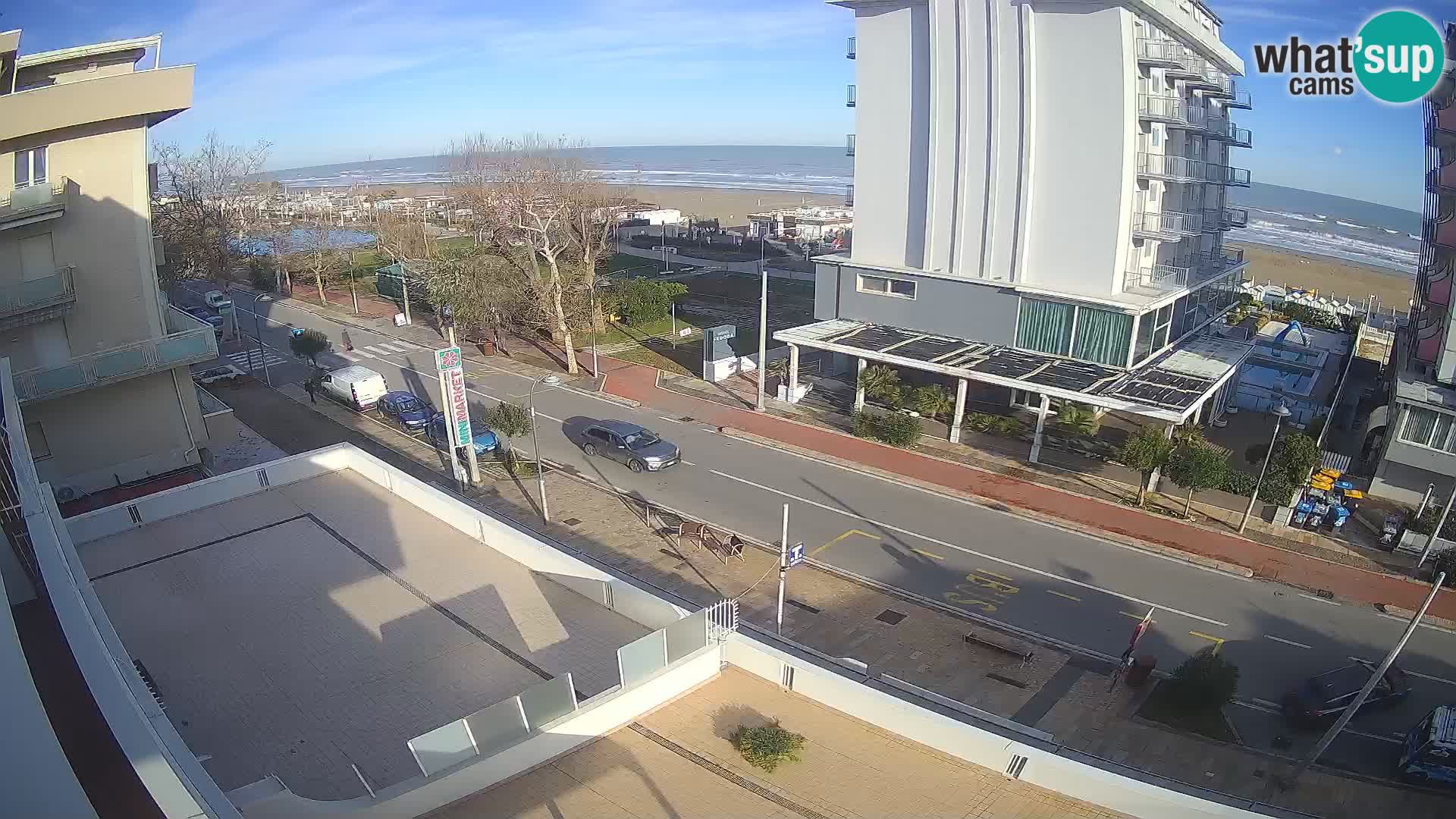 Riccione webcam playa y jardines La Malfa – Playa Bagni Oreste 115