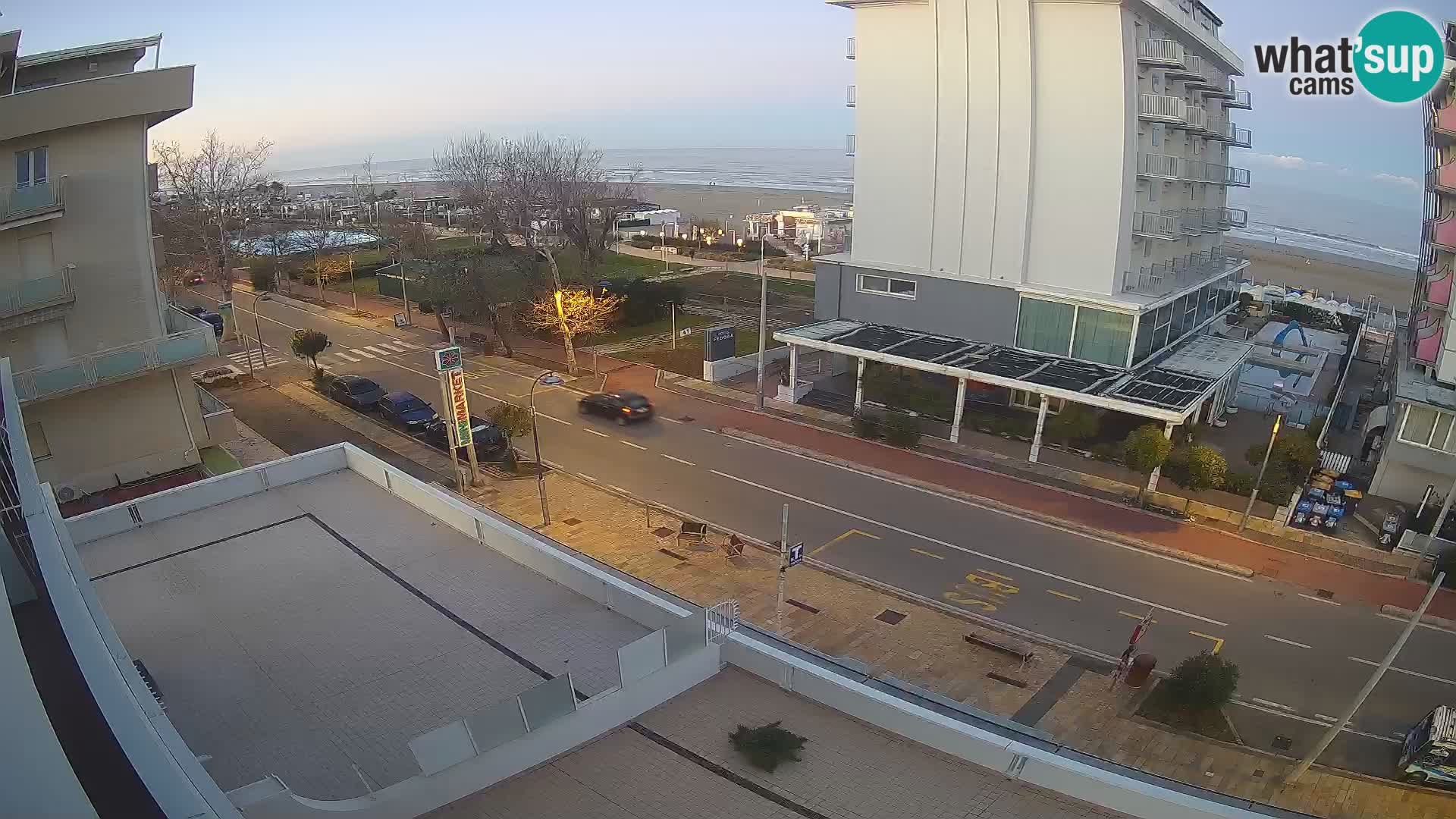 Riccione Webcam Strand und Gärten La Malfa – Bagni Oreste Strand 115