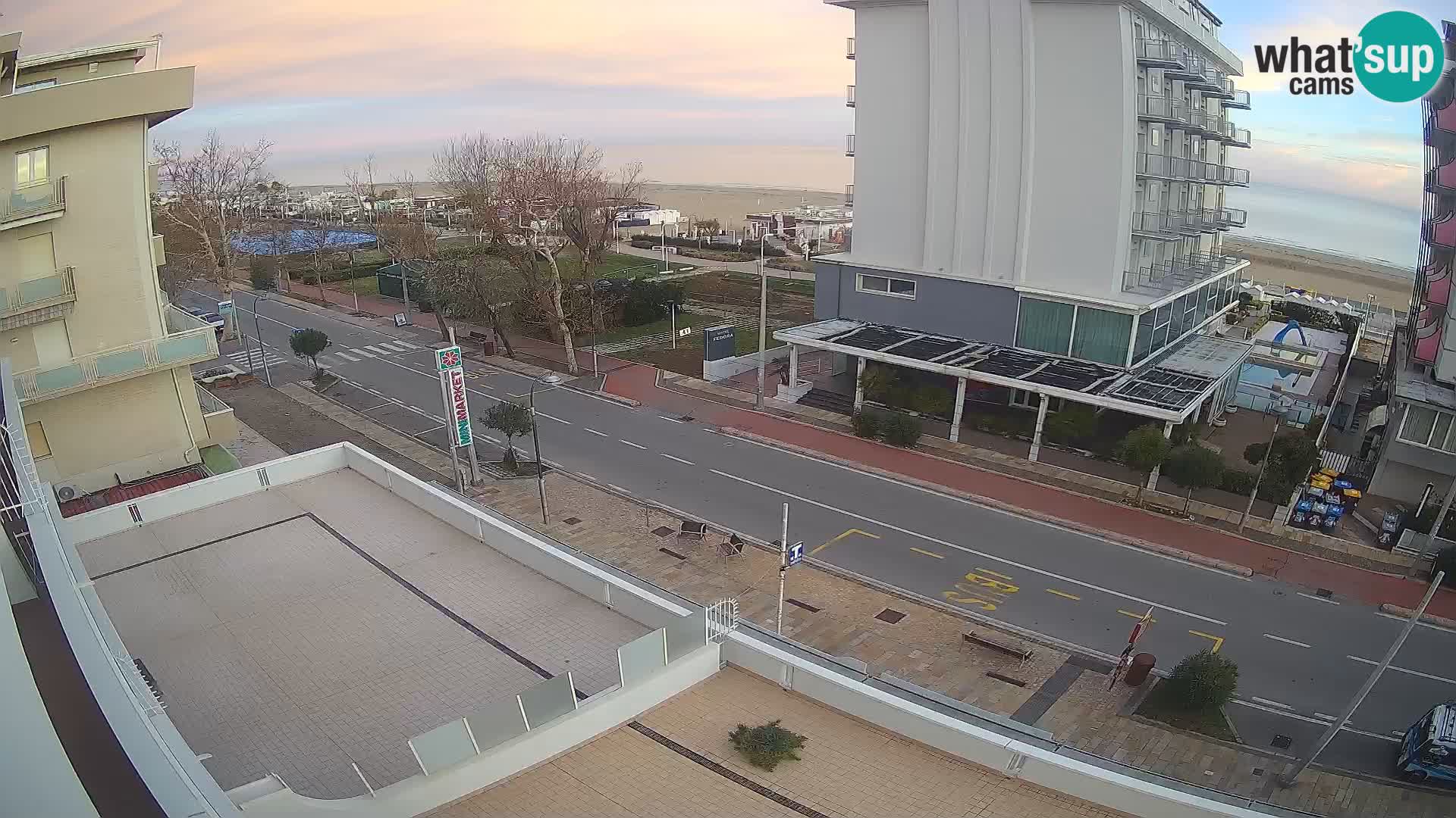 Riccione Webcam Strand und Gärten La Malfa – Bagni Oreste Strand 115