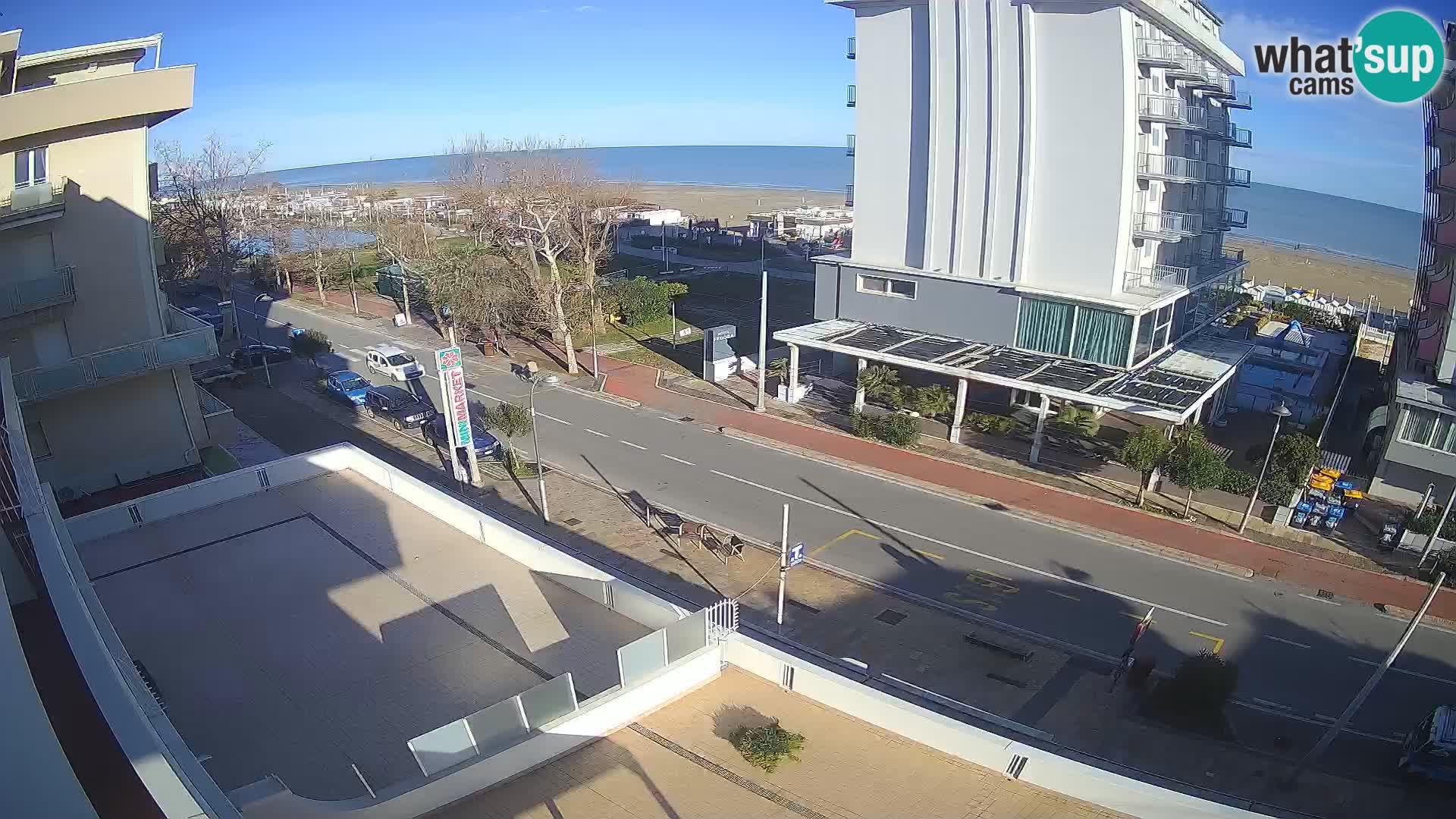 Riccione Webcam Strand und Gärten La Malfa – Bagni Oreste Strand 115