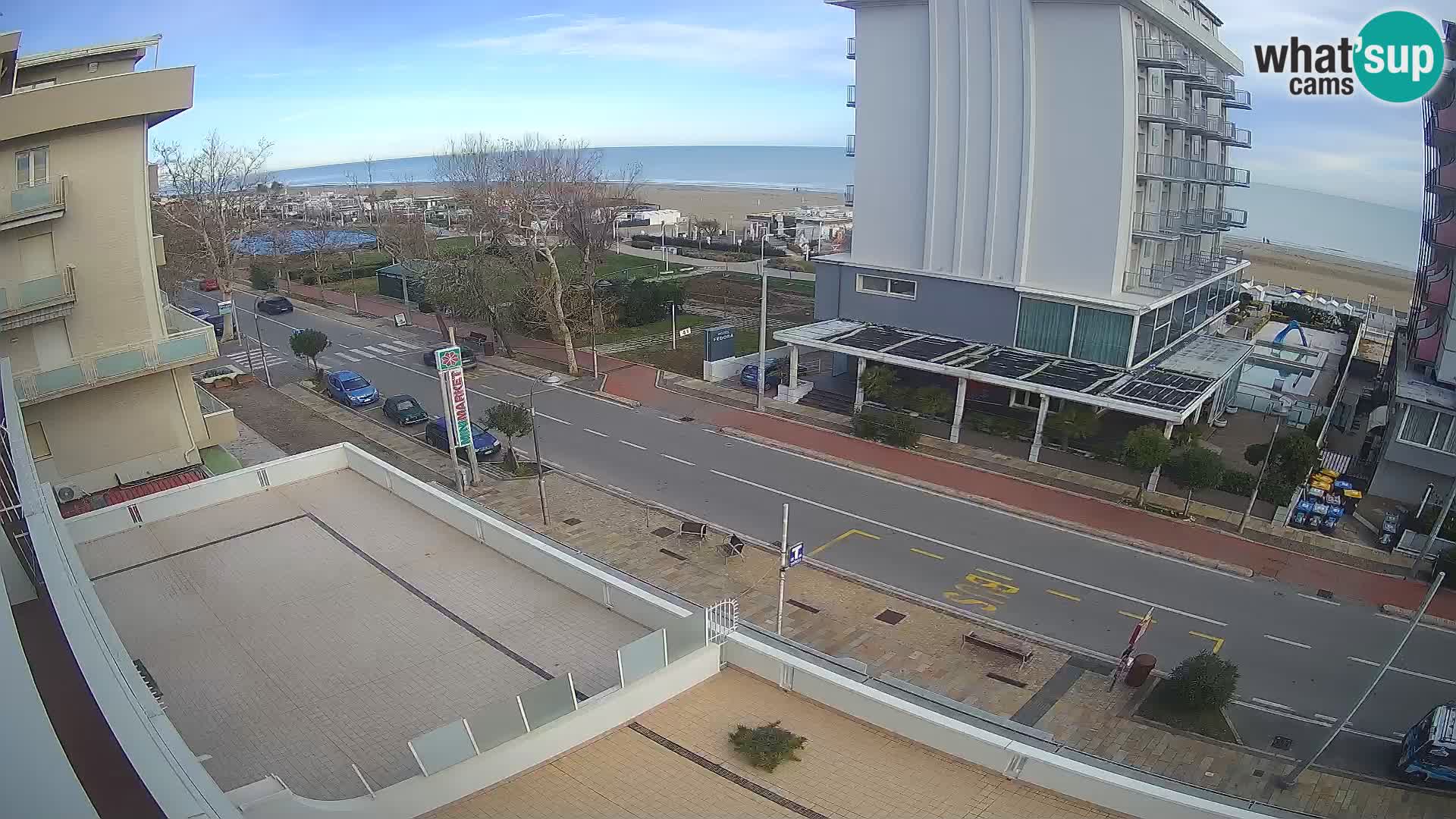 Riccione webcam spiaggia e giardini La Malfa – Bagni Oreste spiaggia 115