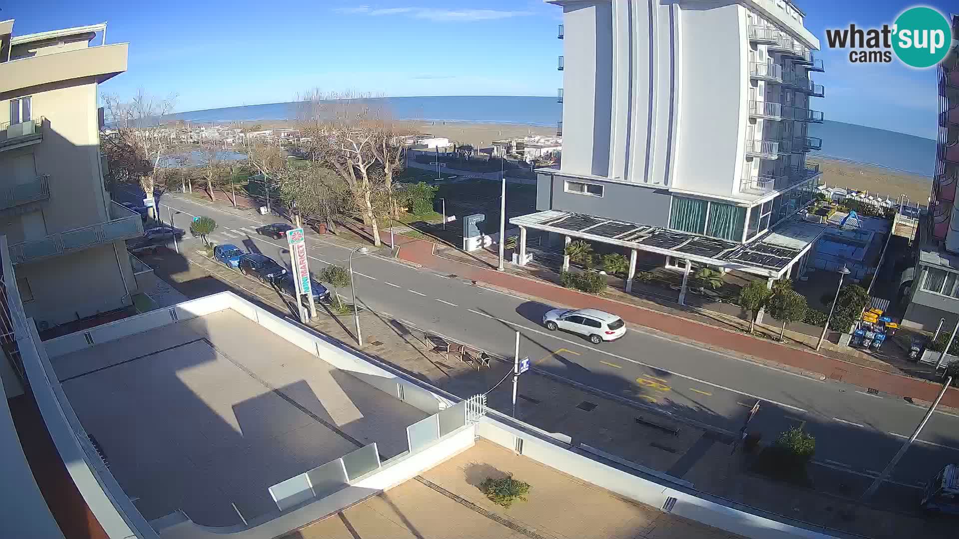 Riccione Webcam Strand und Gärten La Malfa – Bagni Oreste Strand 115