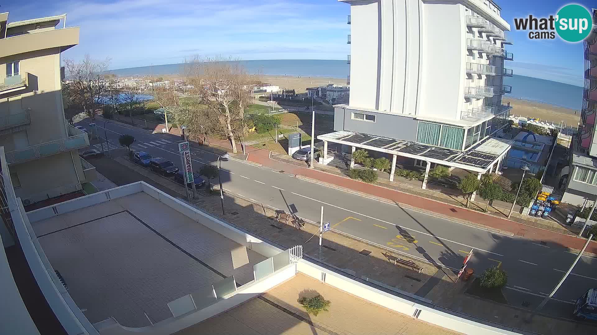 Riccione Webcam Strand und Gärten La Malfa – Bagni Oreste Strand 115