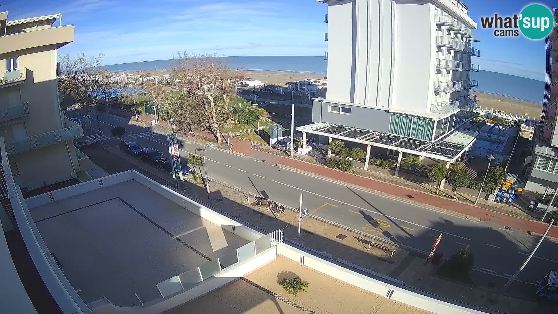 Riccione Webcam Strand und Gärten La Malfa – Bagni Oreste Strand 115