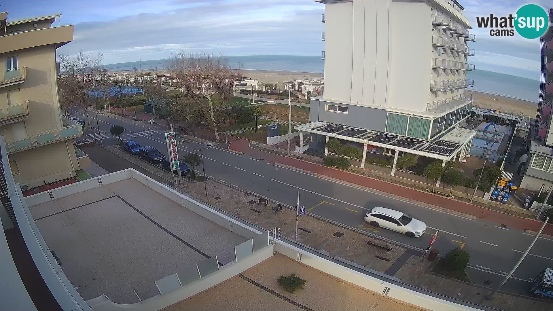 Riccione Webcam Strand und Gärten La Malfa – Bagni Oreste Strand 115