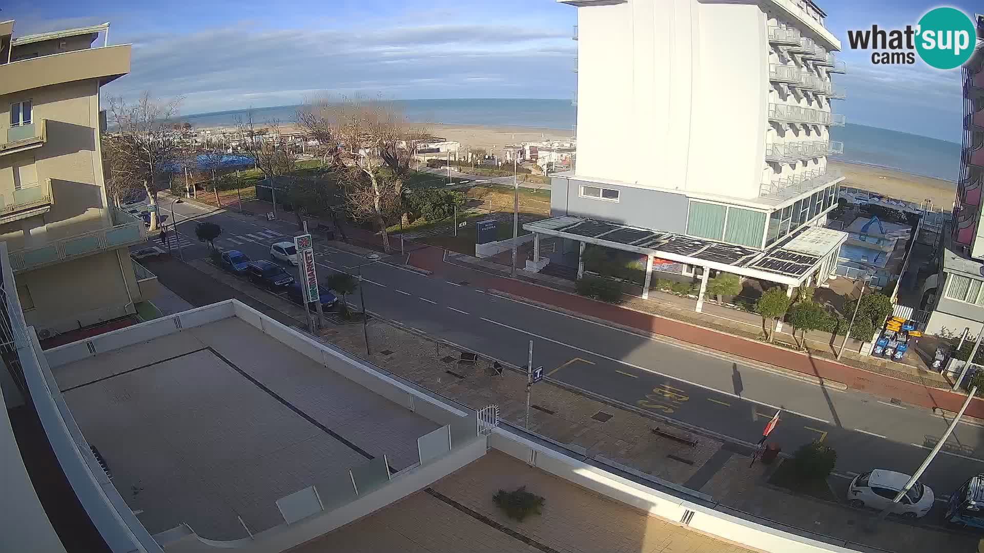 Riccione webcam playa y jardines La Malfa – Playa Bagni Oreste 115