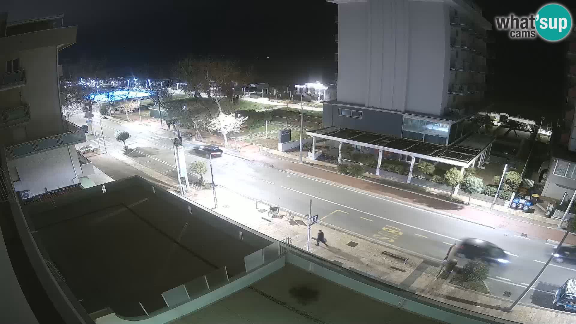 Riccione webcam playa y jardines La Malfa – Playa Bagni Oreste 115