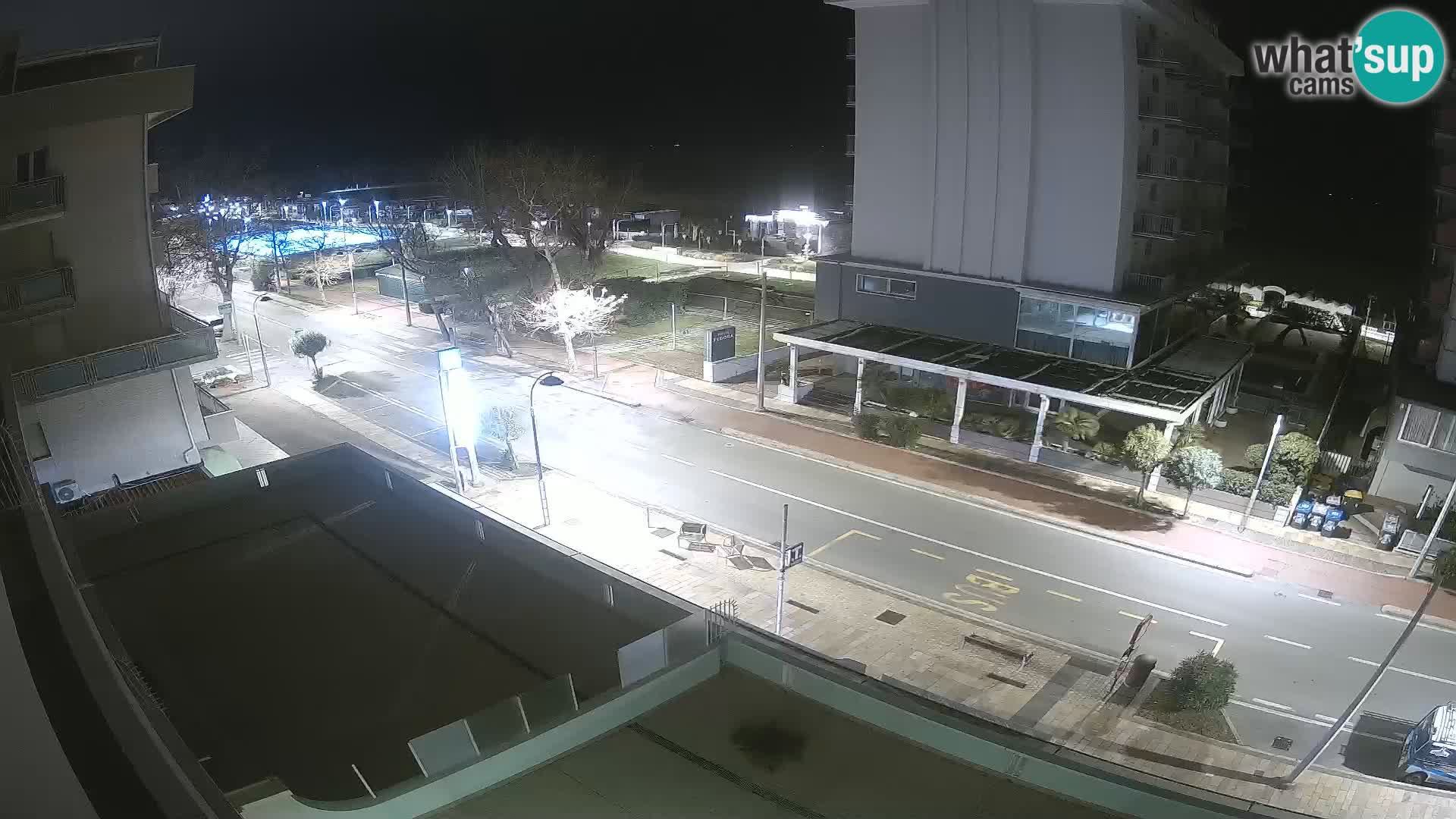 Riccione webcam playa y jardines La Malfa – Playa Bagni Oreste 115