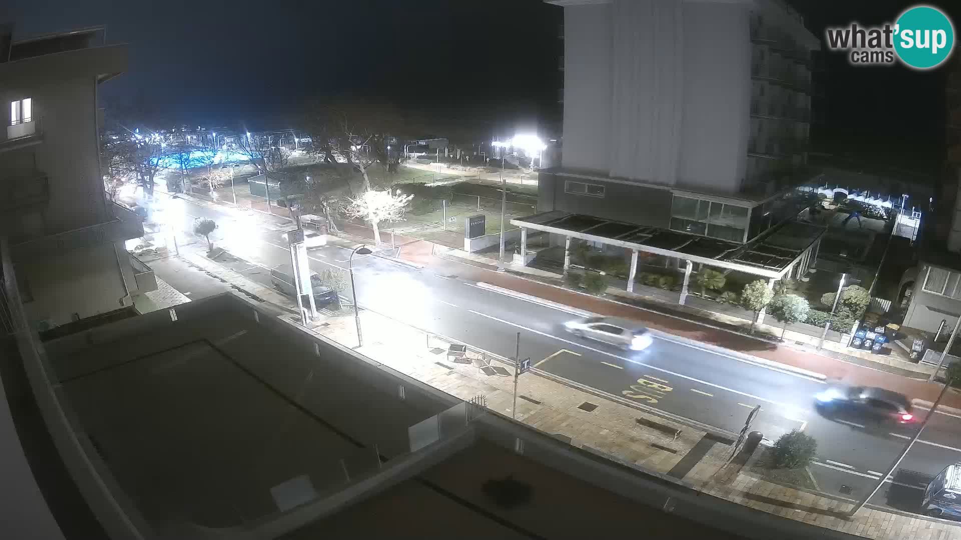 Riccione webcam plage et jardins La Malfa – Bagni Oreste plage 115