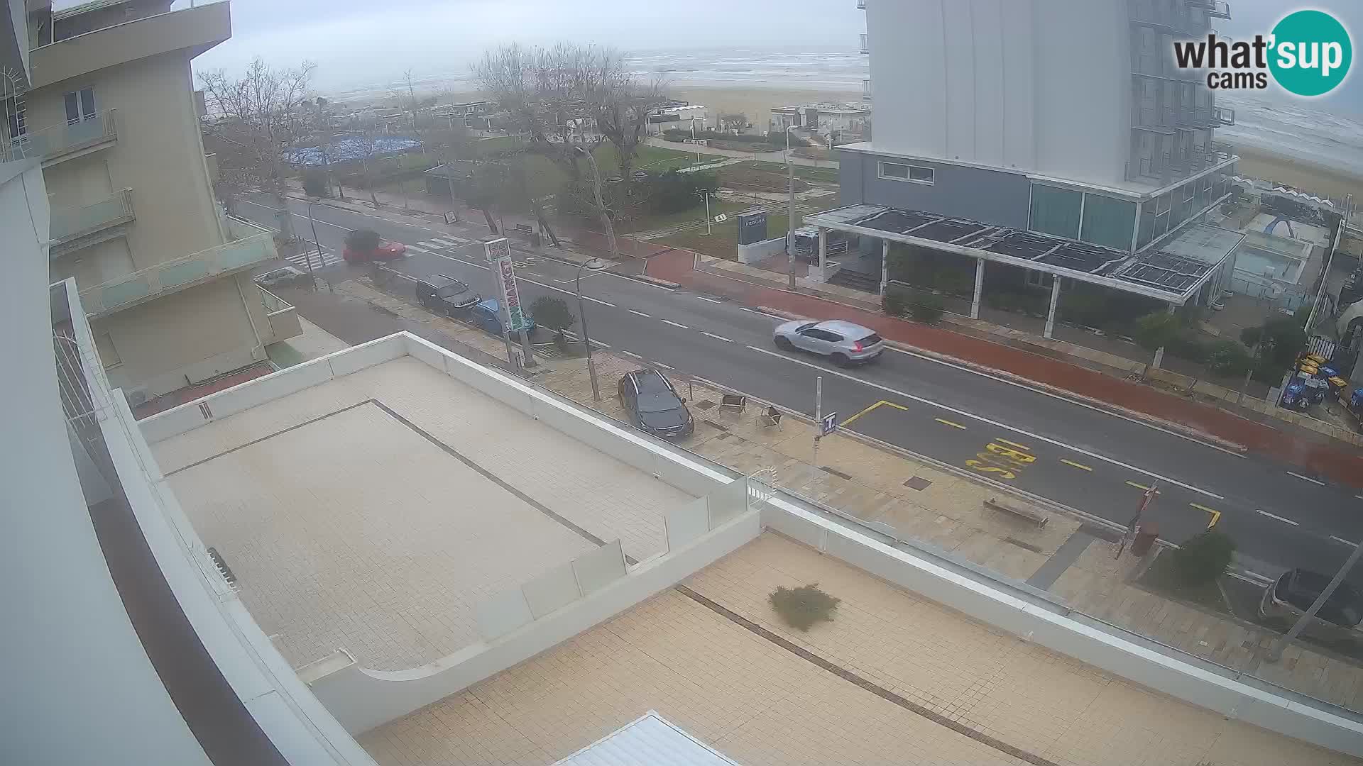 Riccione webcam plage et jardins La Malfa – Bagni Oreste plage 115