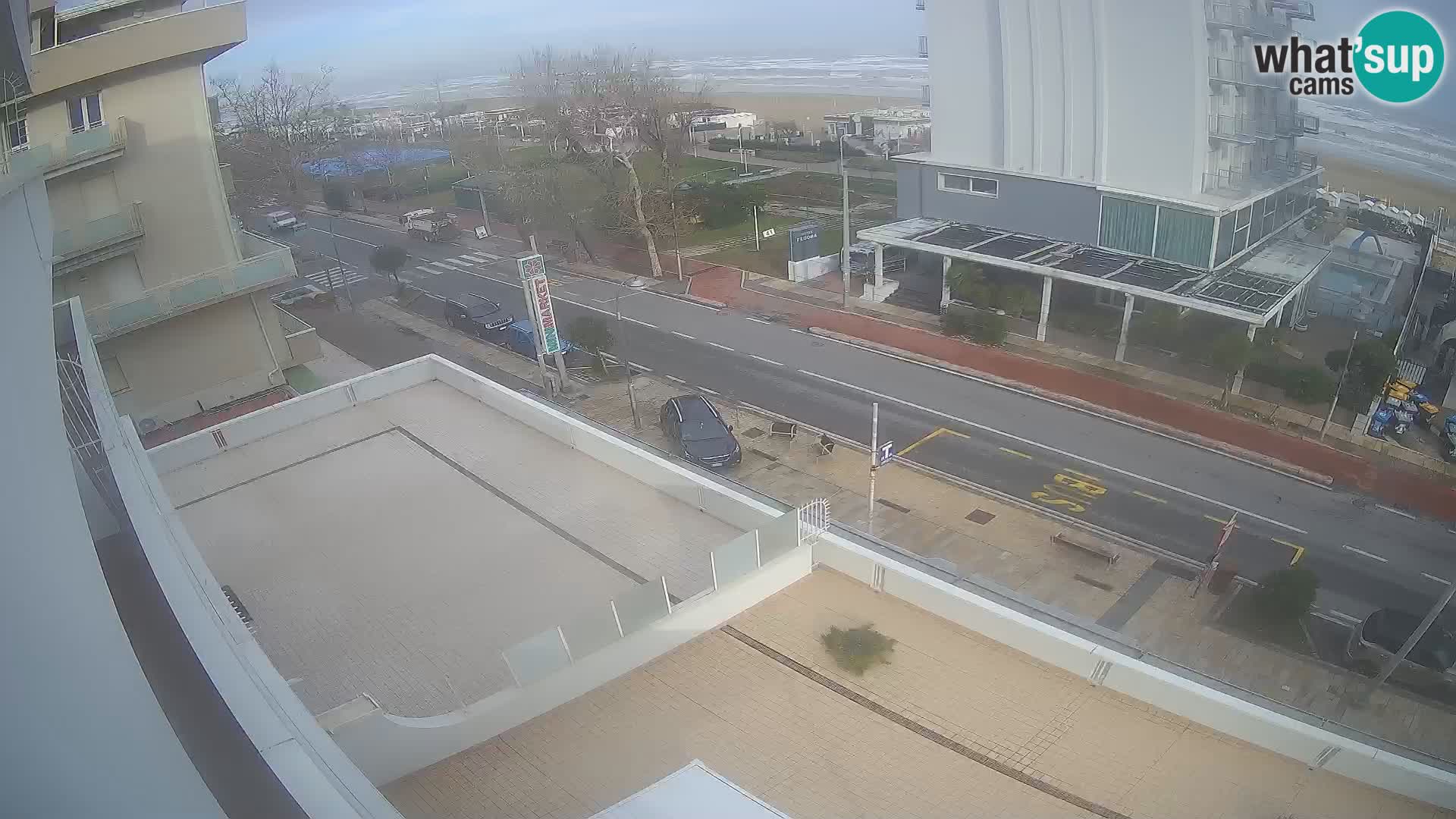 Riccione webcam playa y jardines La Malfa – Playa Bagni Oreste 115