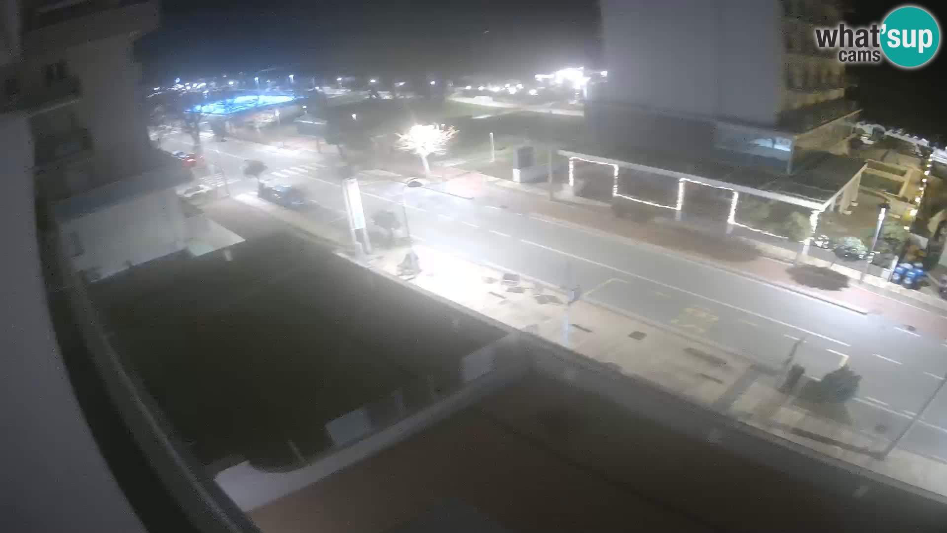 Riccione webcam plage et jardins La Malfa – Bagni Oreste plage 115