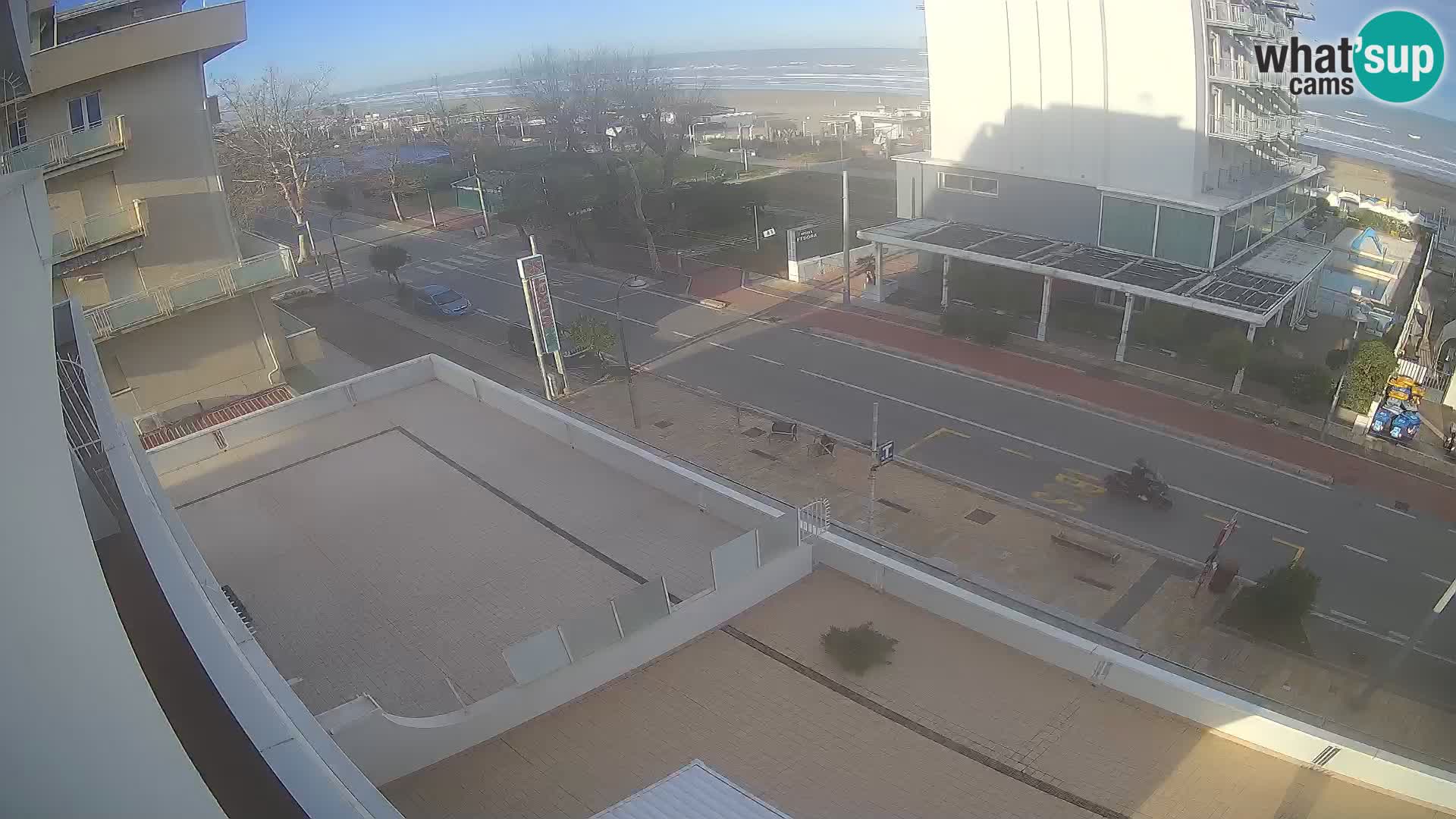 Riccione Webcam Strand und Gärten La Malfa – Bagni Oreste Strand 115