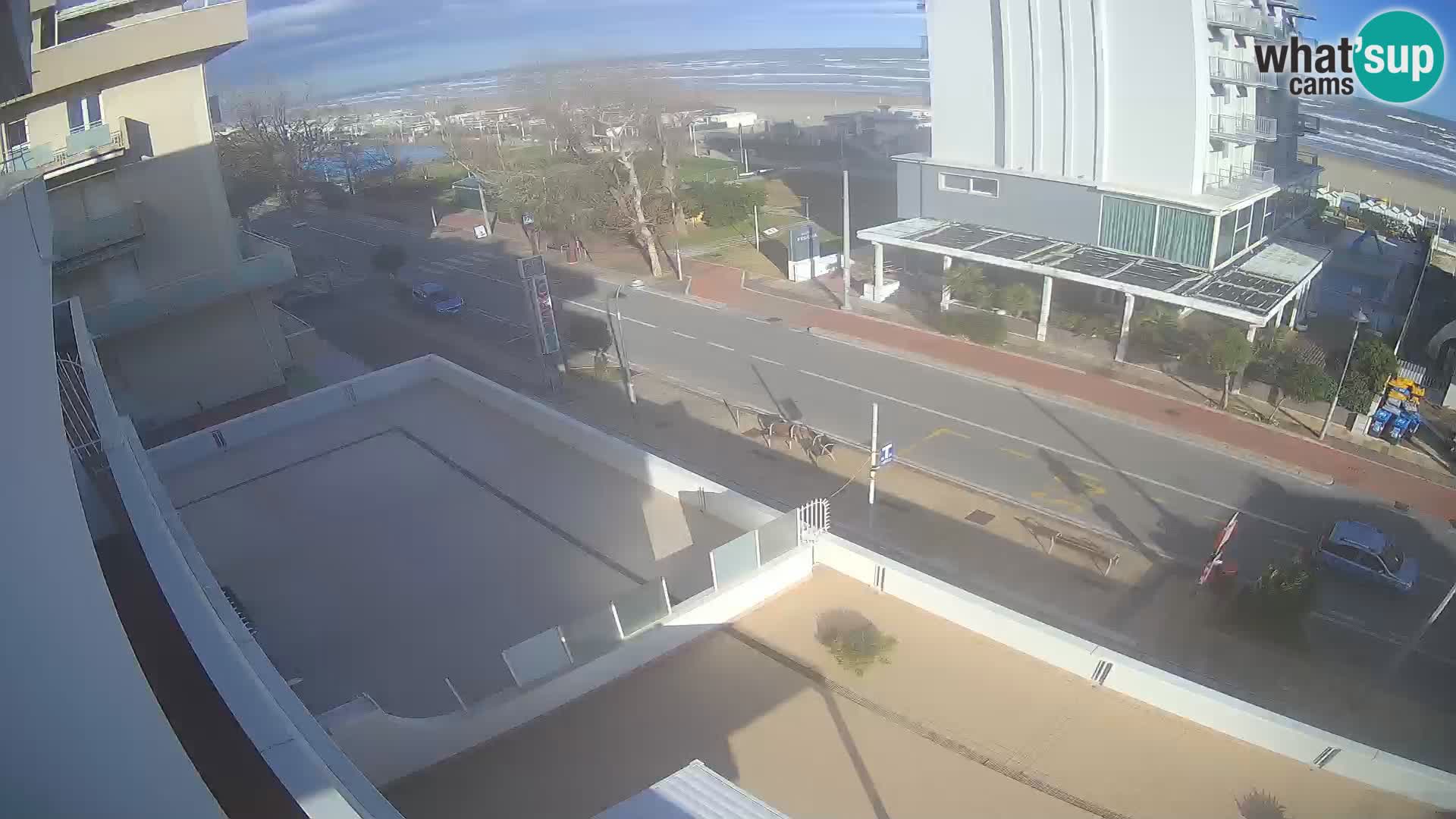 Riccione webcam plage et jardins La Malfa – Bagni Oreste plage 115