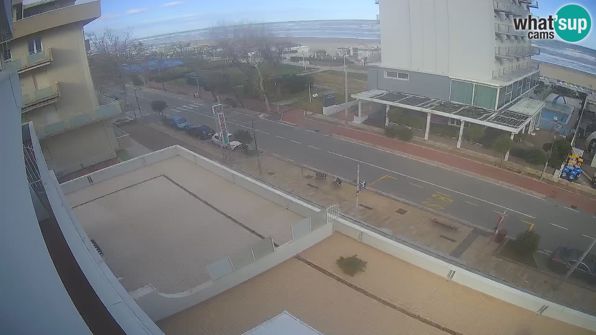 Riccione Webcam Strand und Gärten La Malfa – Bagni Oreste Strand 115