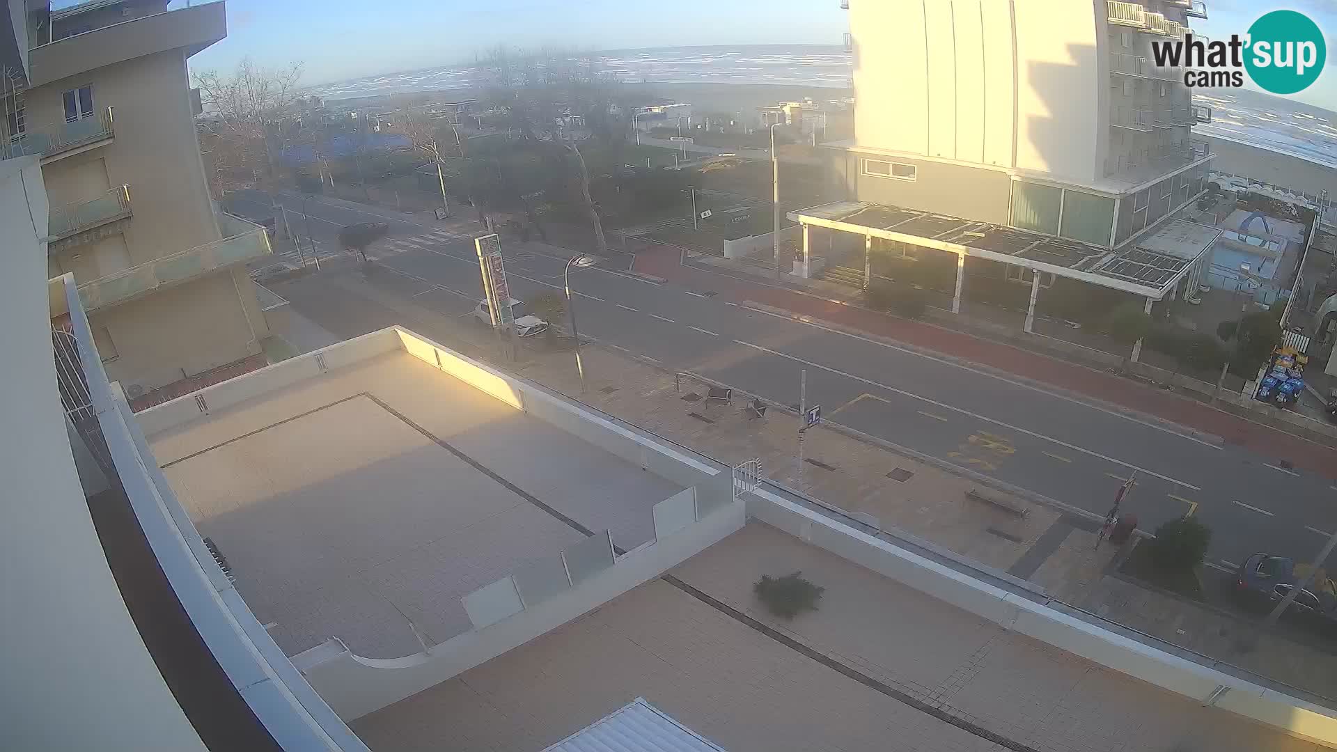 Riccione webcam plage et jardins La Malfa – Bagni Oreste plage 115