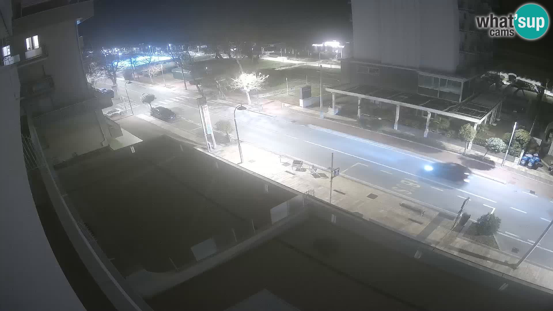 Riccione webcam plage et jardins La Malfa – Bagni Oreste plage 115