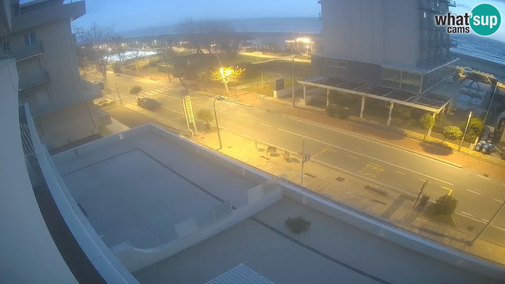 Riccione Webcam Strand und Gärten La Malfa – Bagni Oreste Strand 115