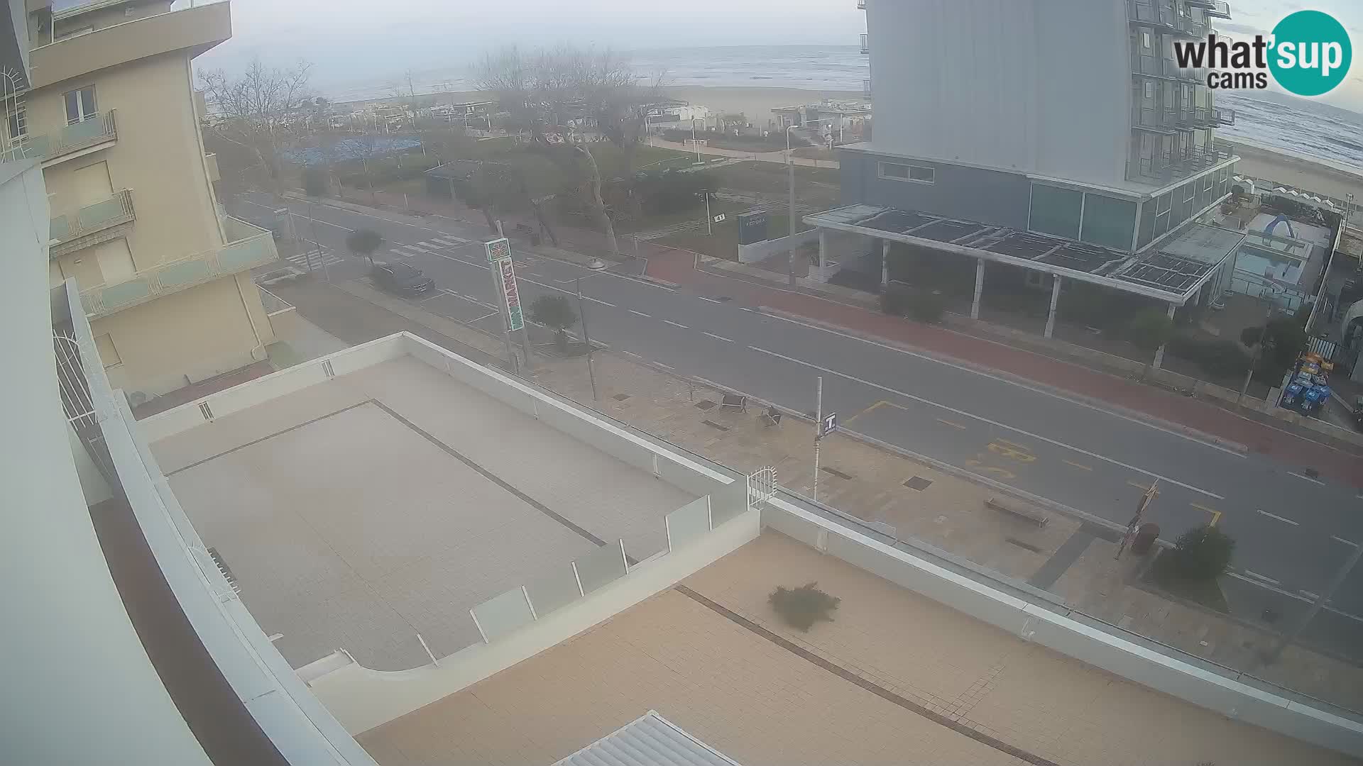 Riccione webcam playa y jardines La Malfa – Playa Bagni Oreste 115