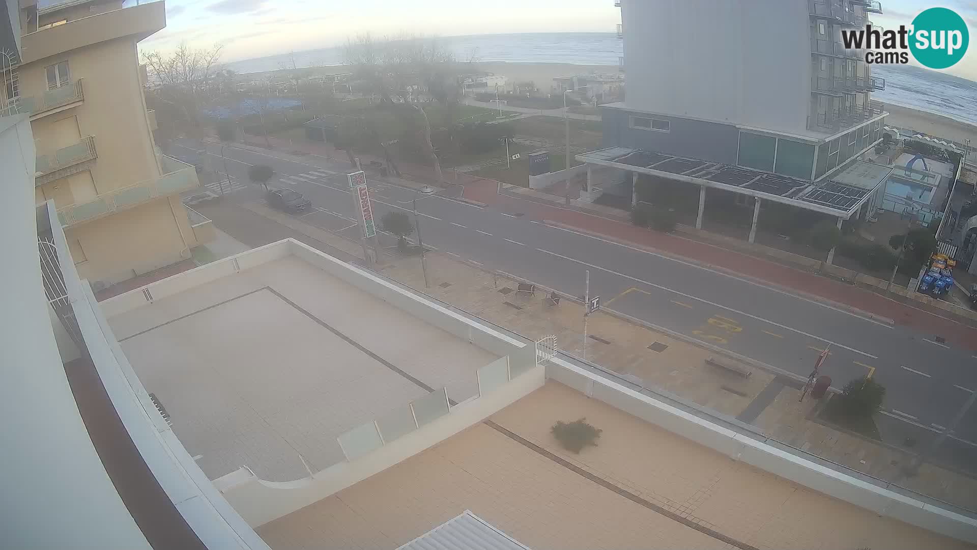 Riccione webcam playa y jardines La Malfa – Playa Bagni Oreste 115