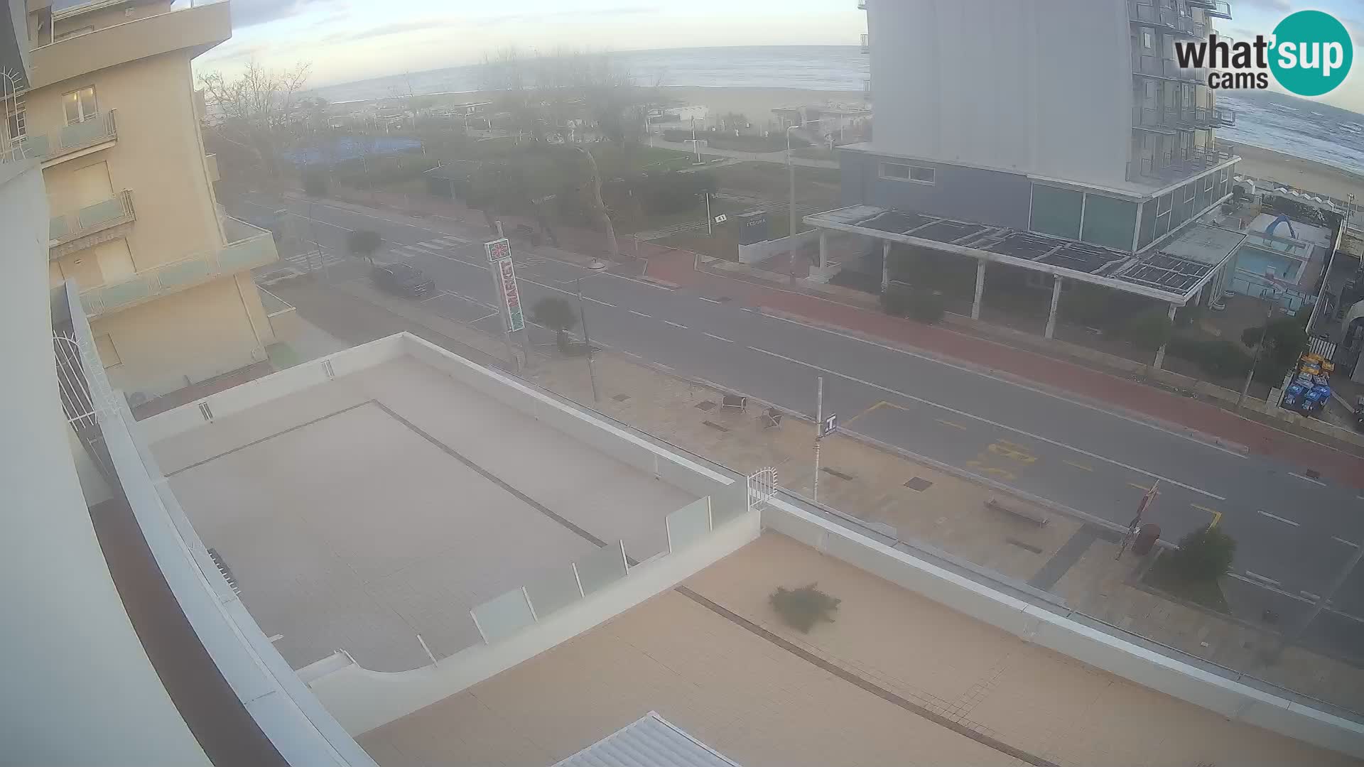 Riccione Webcam Strand und Gärten La Malfa – Bagni Oreste Strand 115