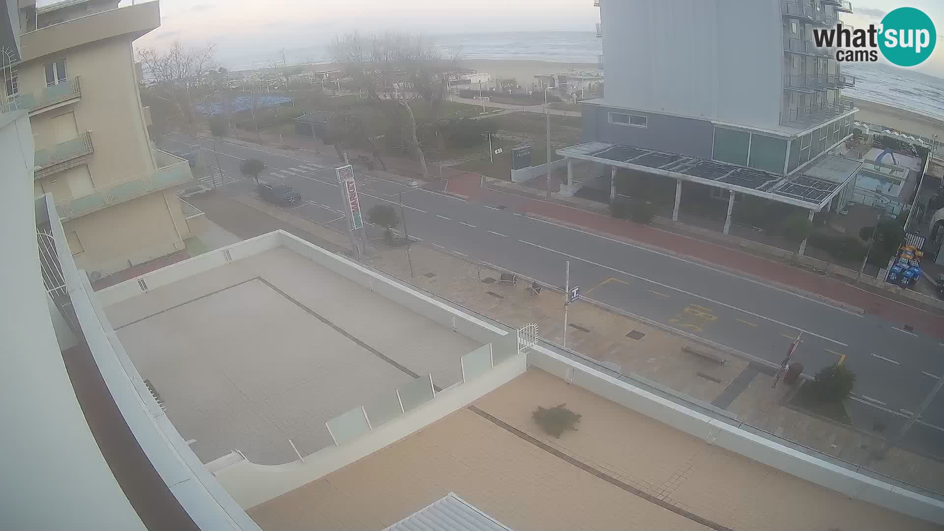 Riccione webcam plage et jardins La Malfa – Bagni Oreste plage 115