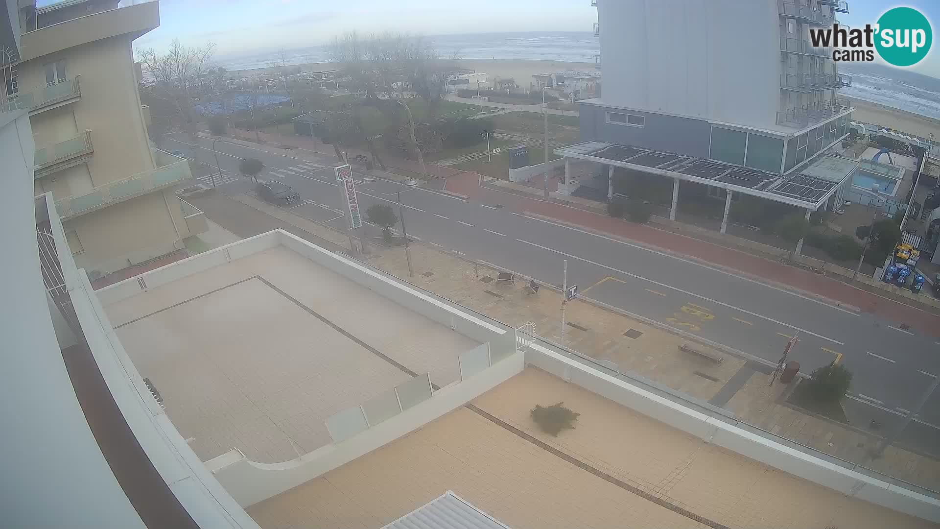 Riccione webcam plage et jardins La Malfa – Bagni Oreste plage 115