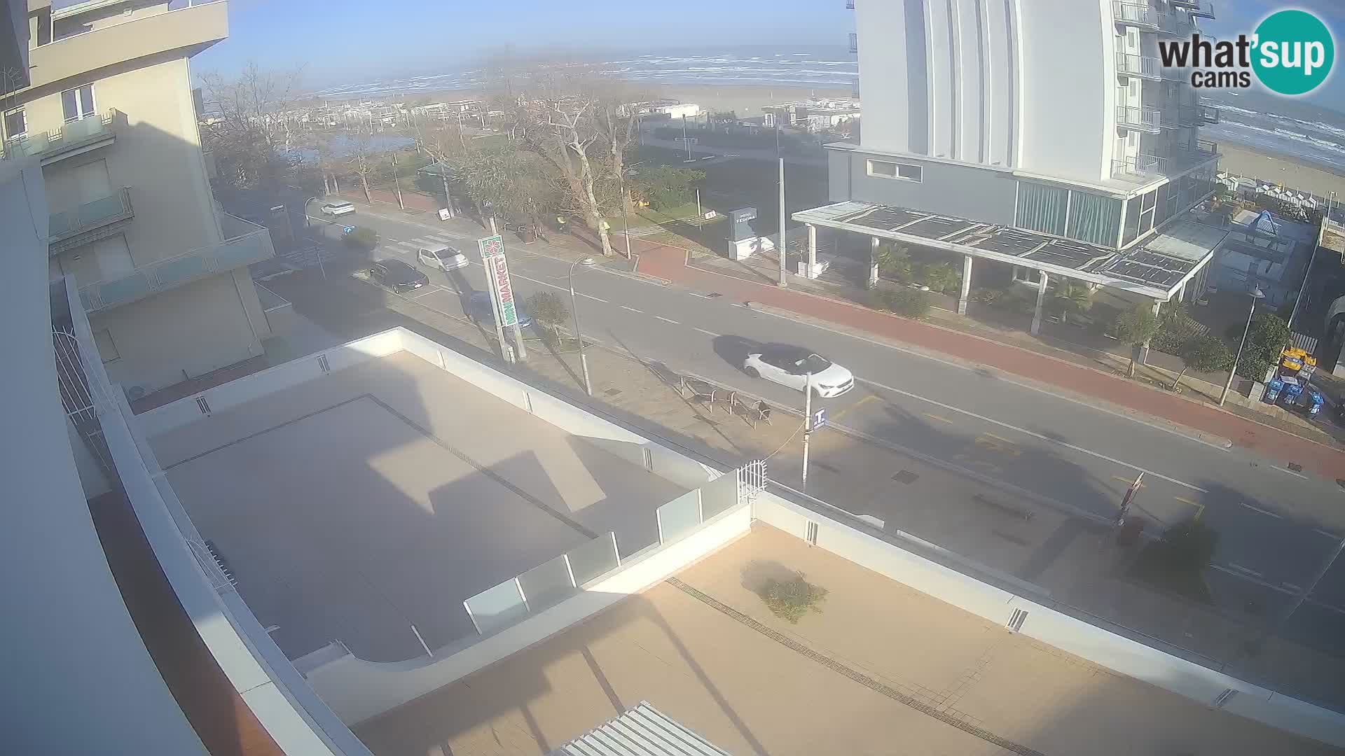 Riccione Webcam Strand und Gärten La Malfa – Bagni Oreste Strand 115