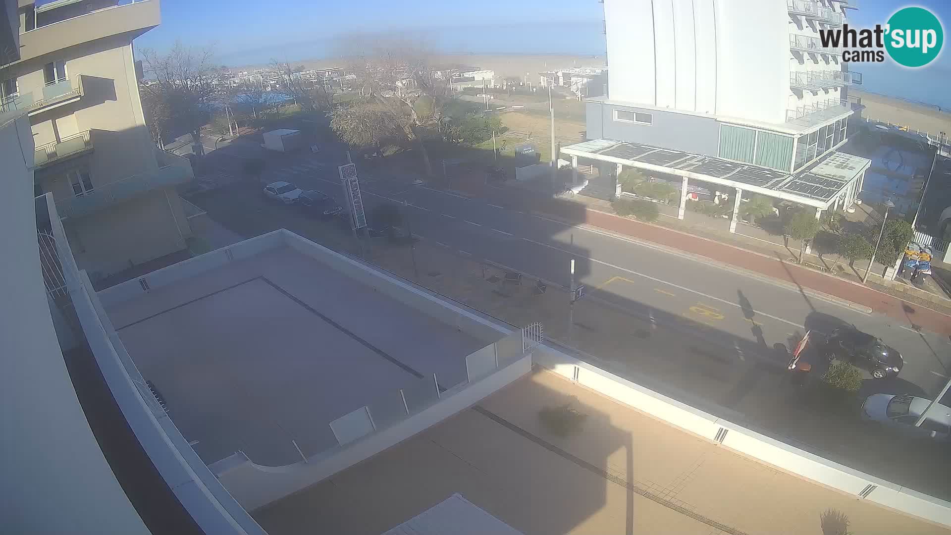 Riccione Webcam Strand und Gärten La Malfa – Bagni Oreste Strand 115