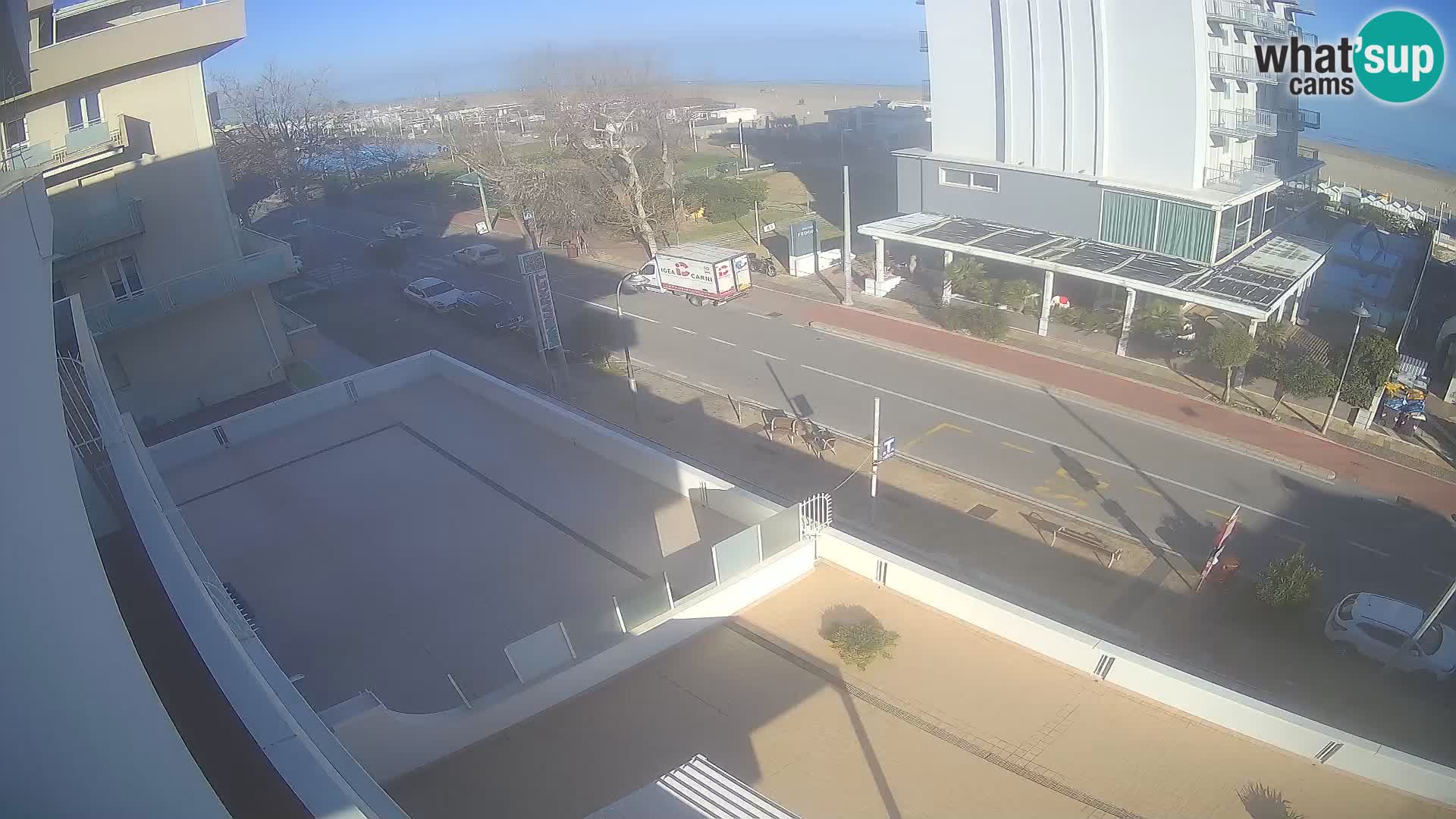 Riccione Webcam Strand und Gärten La Malfa – Bagni Oreste Strand 115