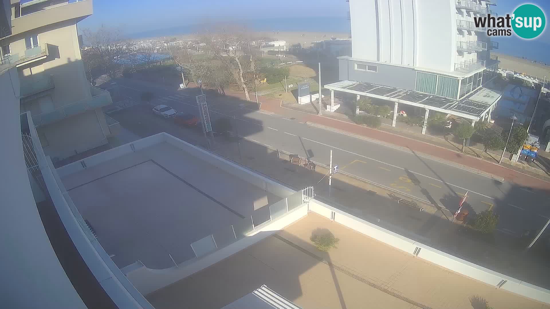 Riccione Webcam Strand und Gärten La Malfa – Bagni Oreste Strand 115