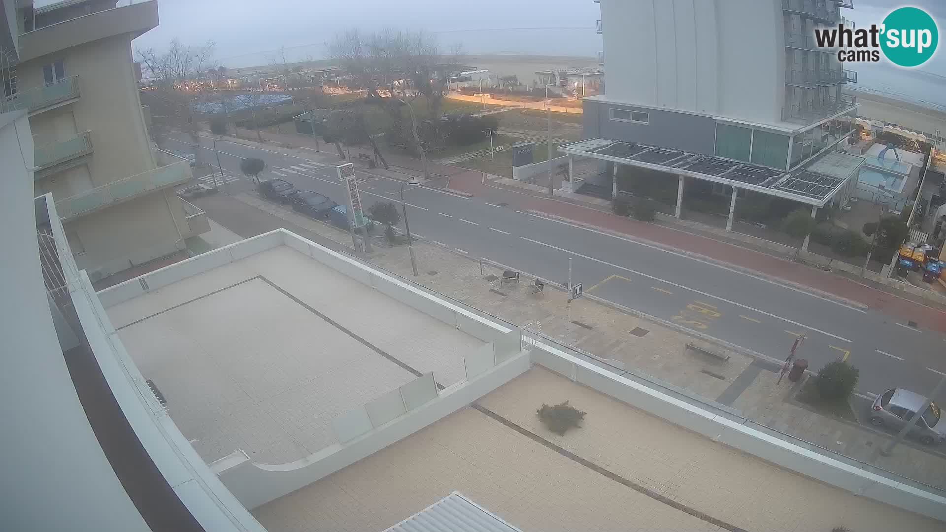 Riccione webcam plage et jardins La Malfa – Bagni Oreste plage 115