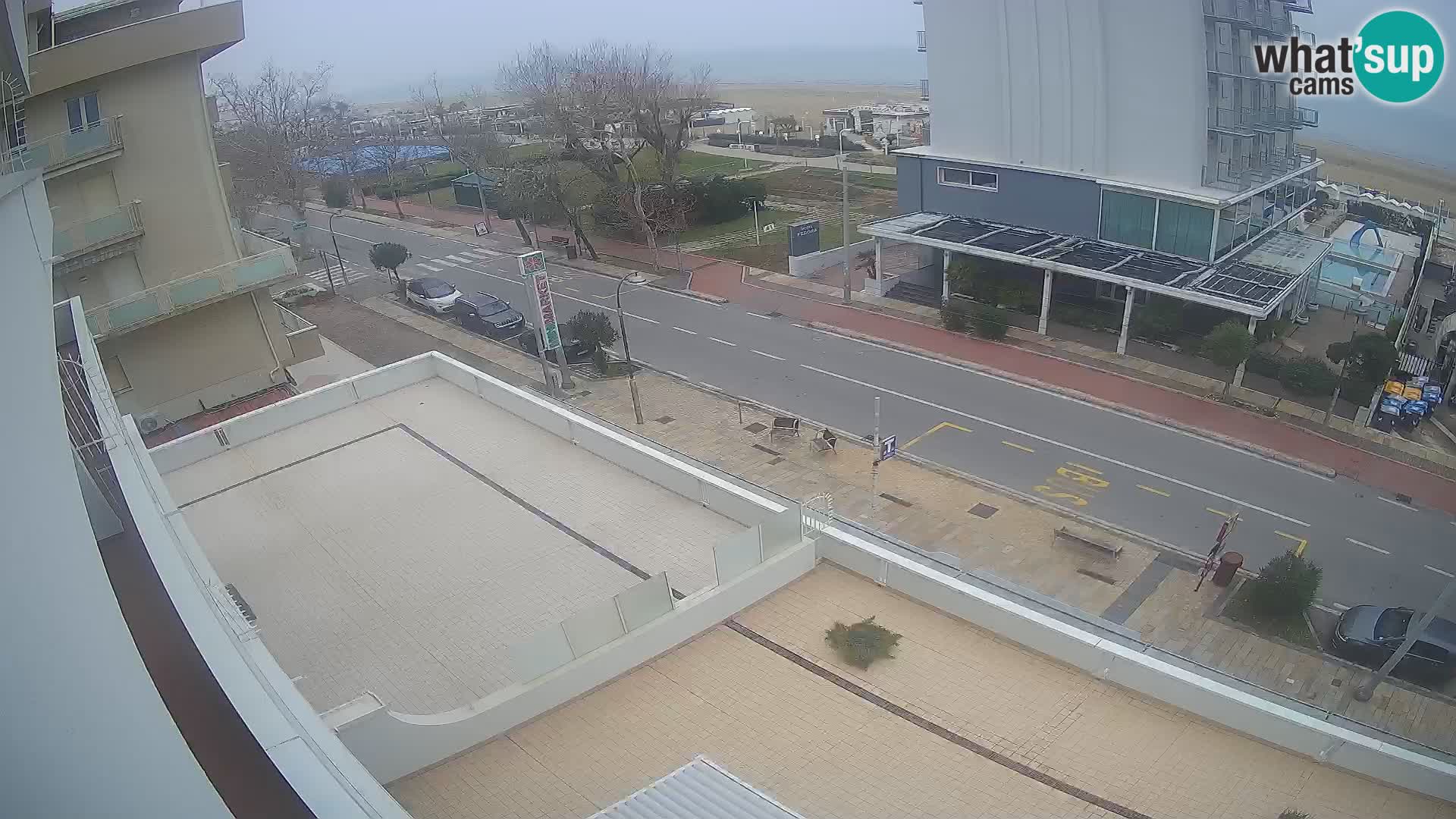 Riccione Webcam Strand und Gärten La Malfa – Bagni Oreste Strand 115