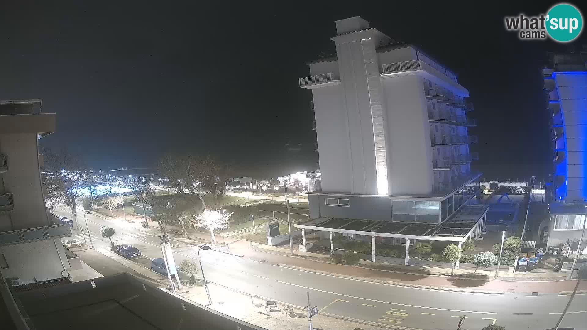 Riccione webcam playa y jardines La Malfa – Playa Bagni Oreste 115