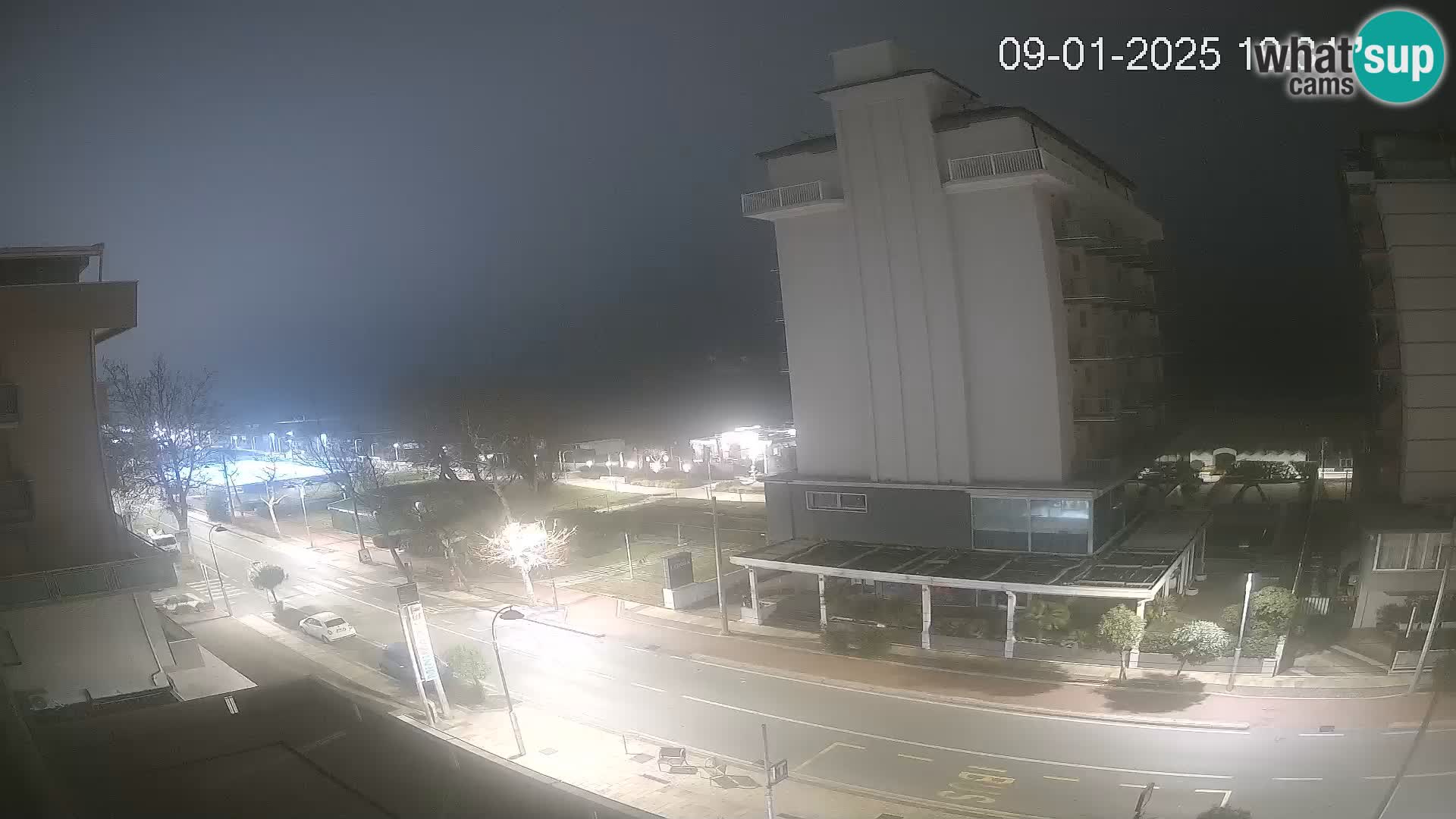 Riccione webcam playa y jardines La Malfa – Playa Bagni Oreste 115