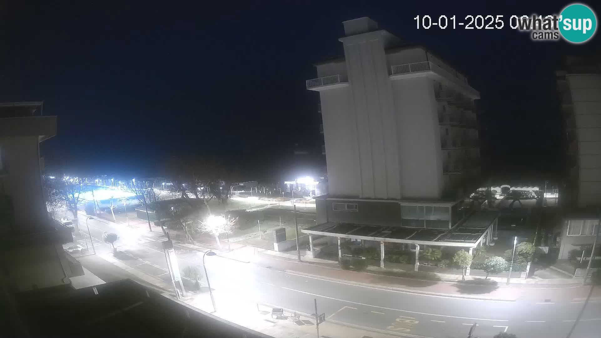 Riccione webcam playa y jardines La Malfa – Playa Bagni Oreste 115