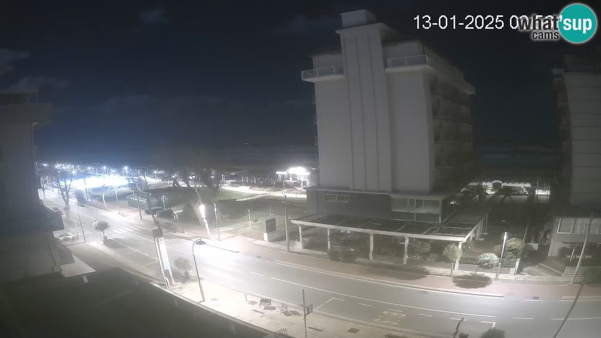 Riccione webcam playa y jardines La Malfa – Playa Bagni Oreste 115