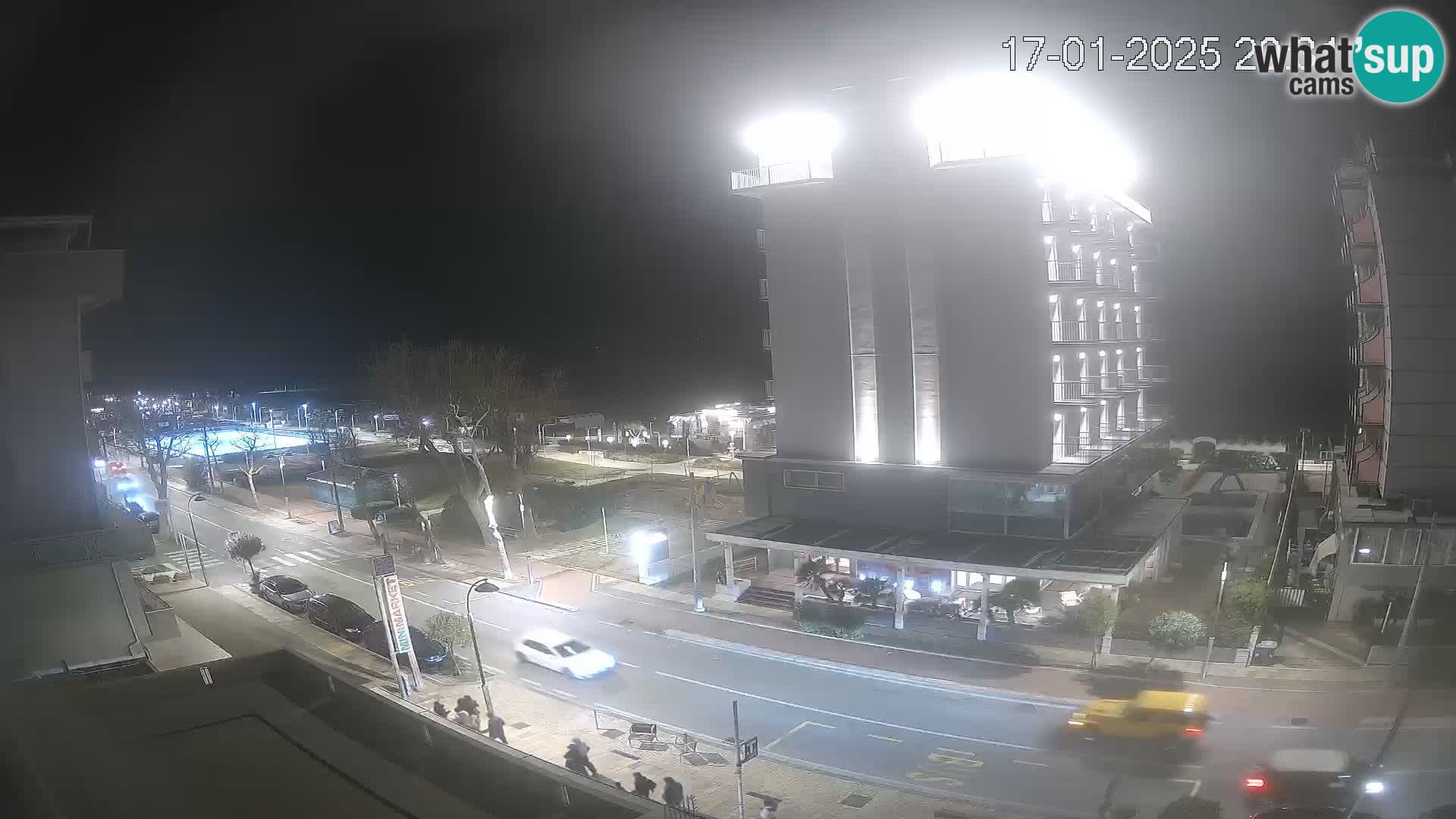 Riccione webcam plage et jardins La Malfa – Bagni Oreste plage 115