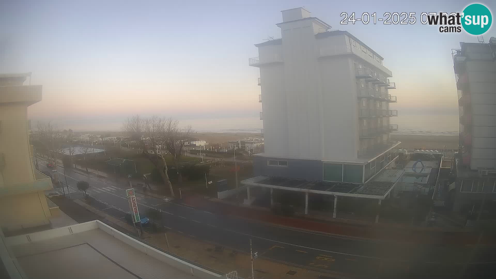 Riccione Webcam Strand und Gärten La Malfa – Bagni Oreste Strand 115