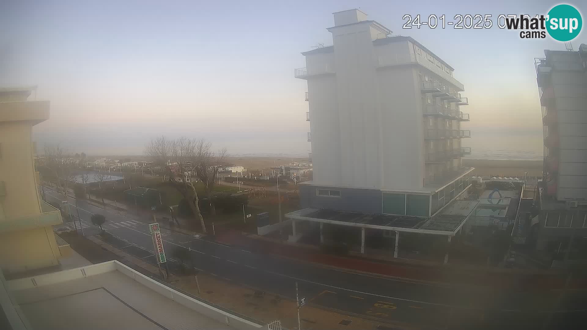 Riccione Webcam Strand und Gärten La Malfa – Bagni Oreste Strand 115