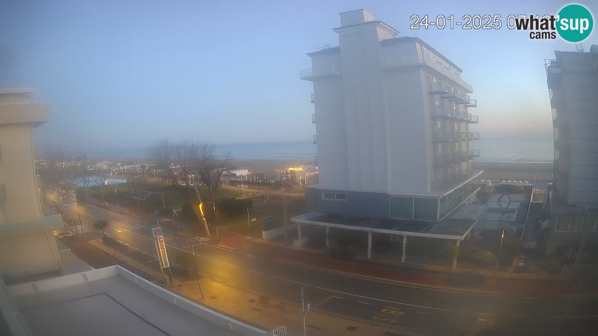 Riccione Webcam Strand und Gärten La Malfa – Bagni Oreste Strand 115