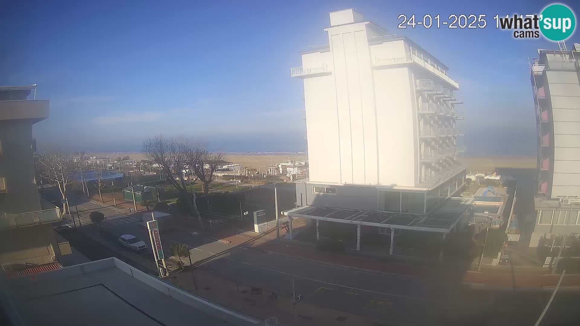 Riccione webcam plage et jardins La Malfa – Bagni Oreste plage 115