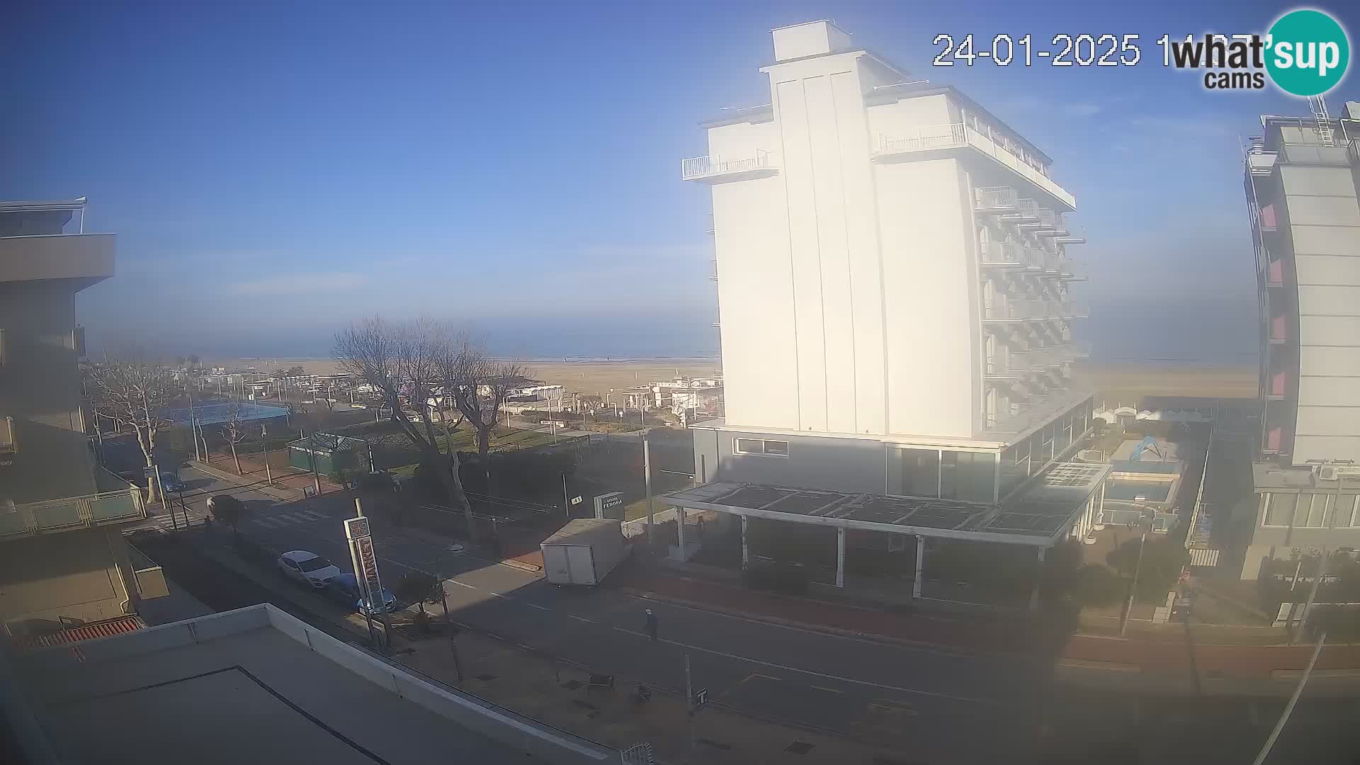 Riccione webcam plage et jardins La Malfa – Bagni Oreste plage 115