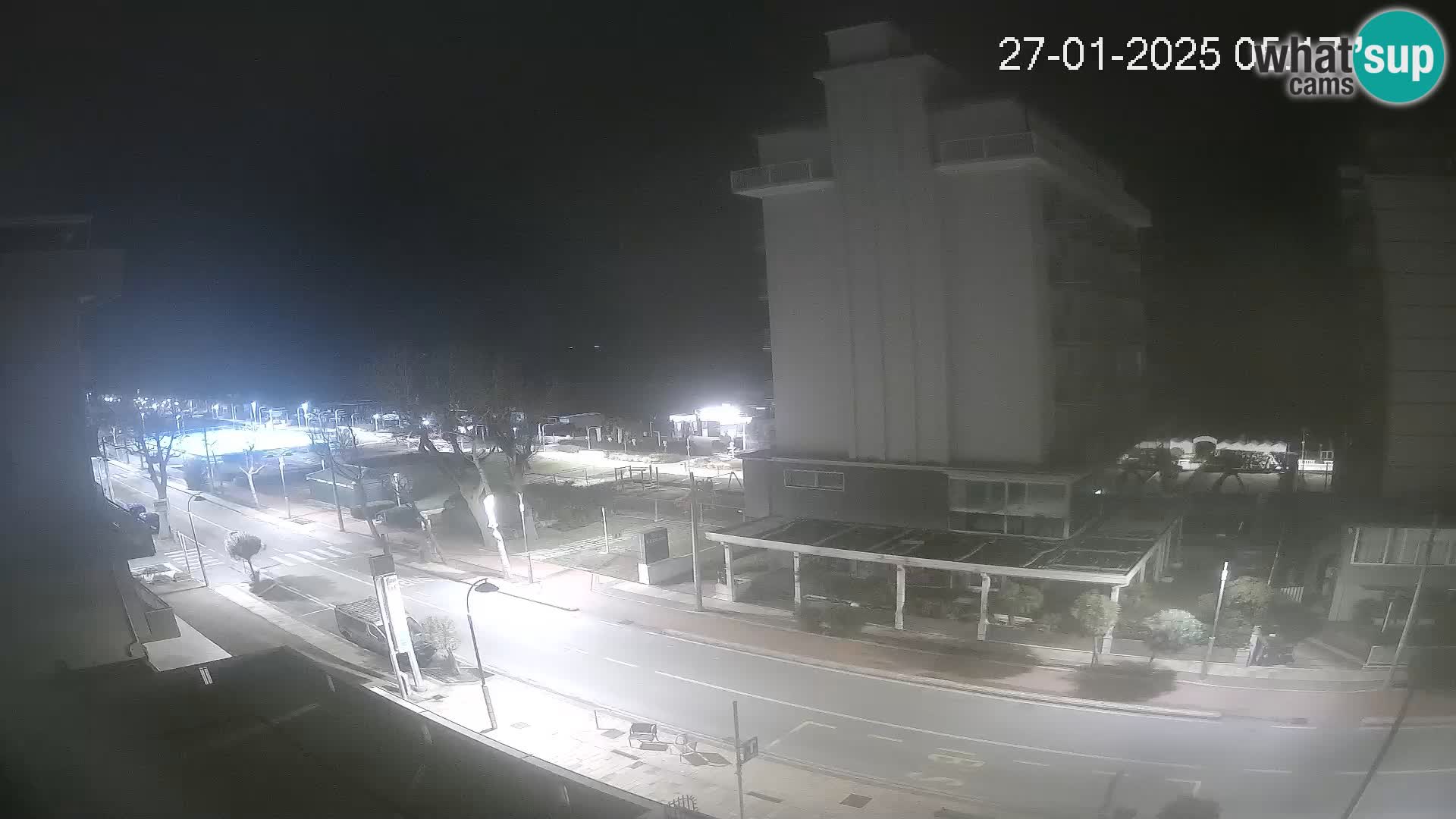 Riccione Webcam Strand und Gärten La Malfa – Bagni Oreste Strand 115